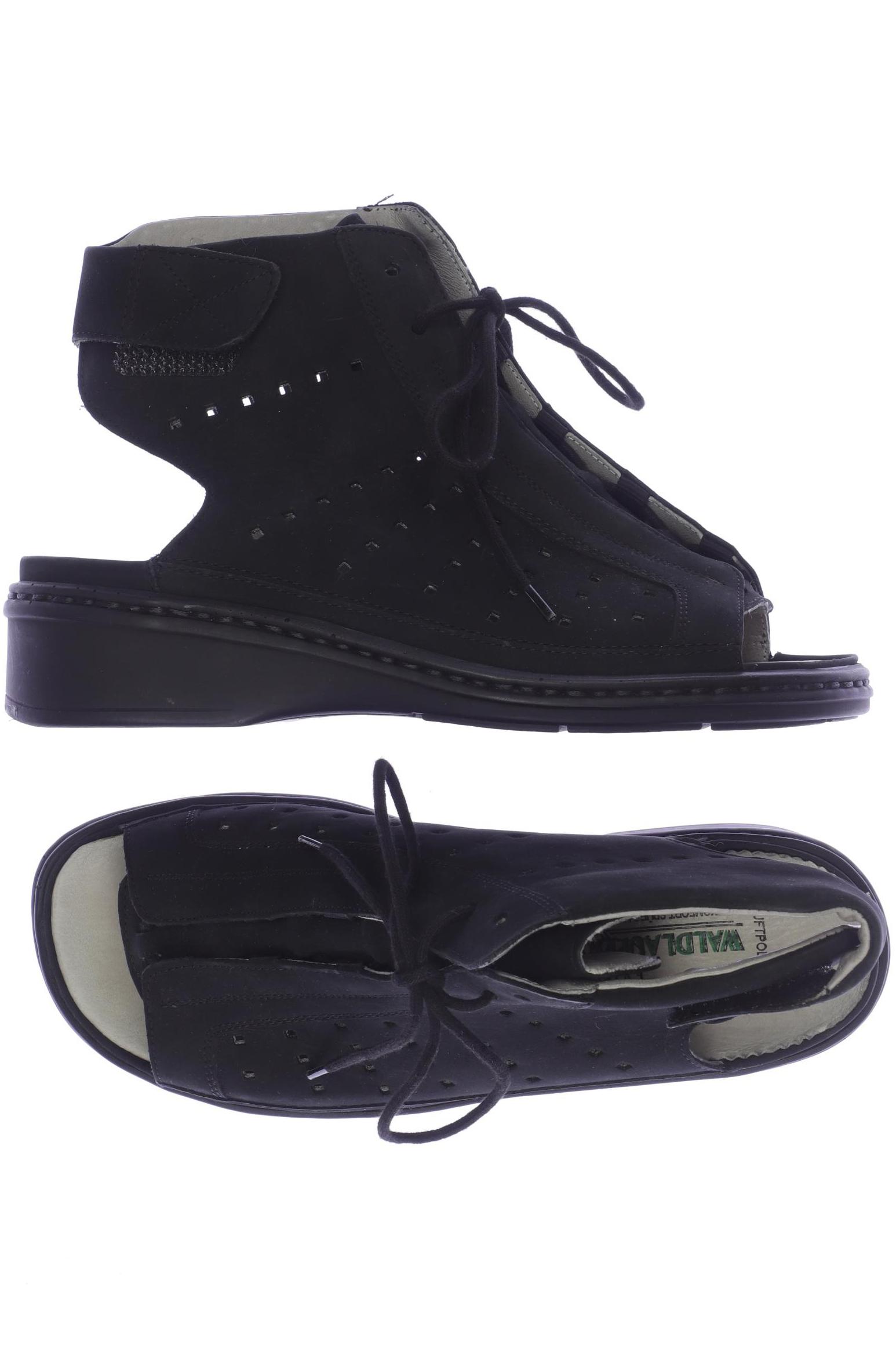 

waldläufer Damen Sandale, schwarz, Gr. 3.5