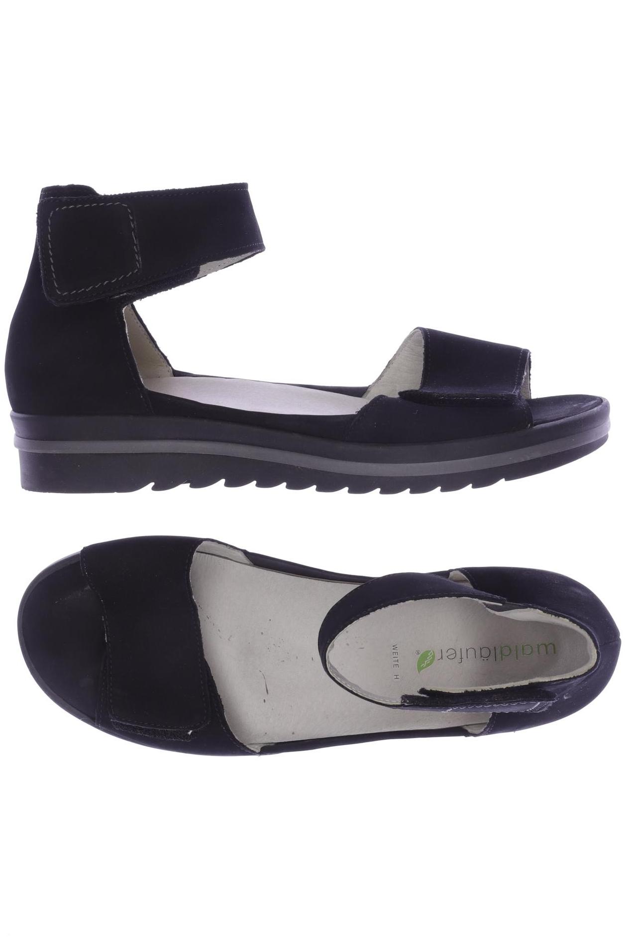 

waldläufer Damen Sandale, schwarz, Gr. 5.5
