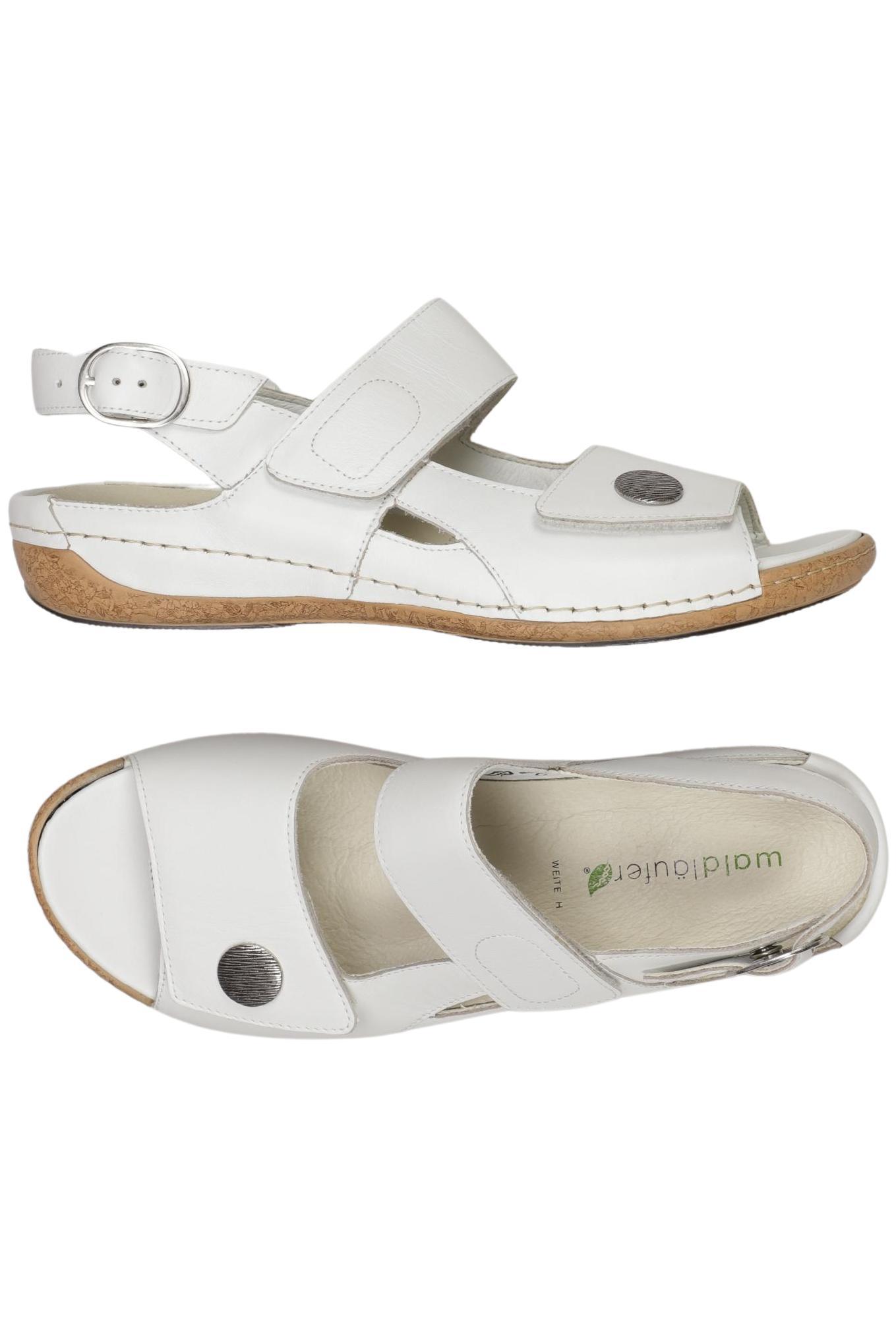 

waldläufer Damen Sandale, weiß, Gr. 6.5