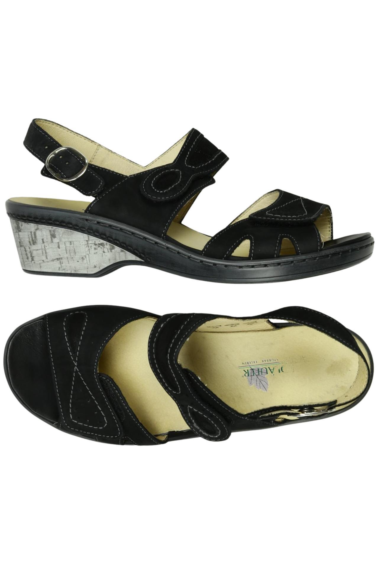 

waldläufer Damen Sandale, schwarz, Gr. 5