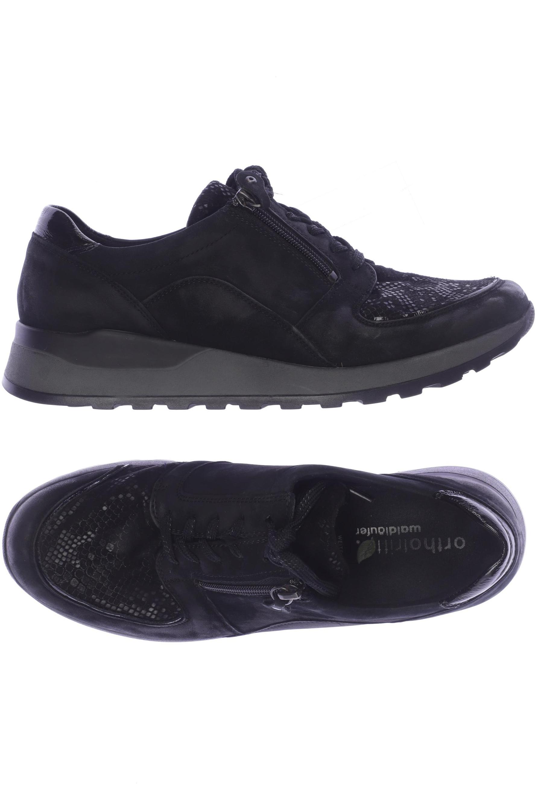 

waldläufer Damen Halbschuh, schwarz, Gr. 7.5