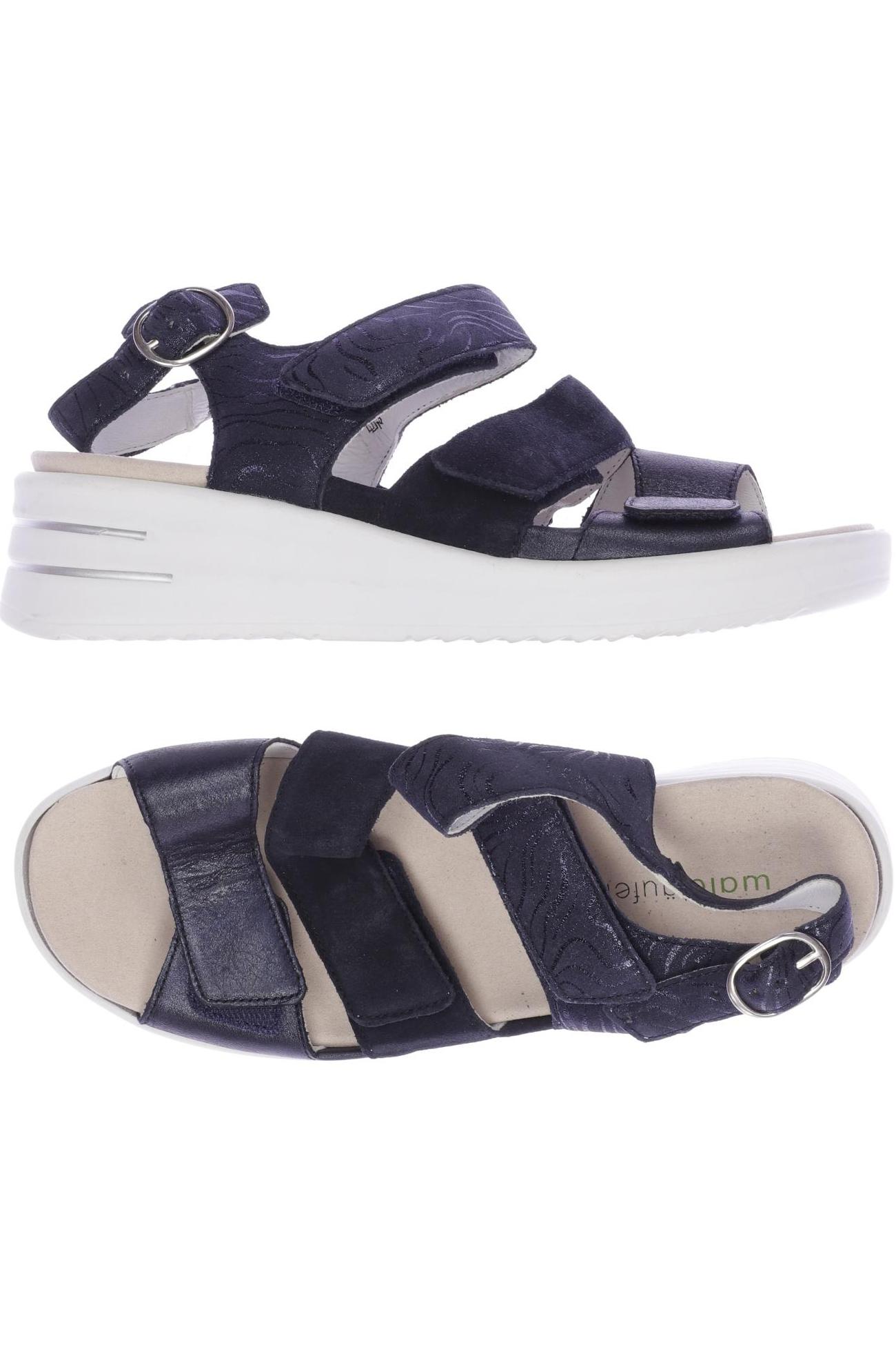 

waldläufer Damen Sandale, marineblau, Gr. 6.5