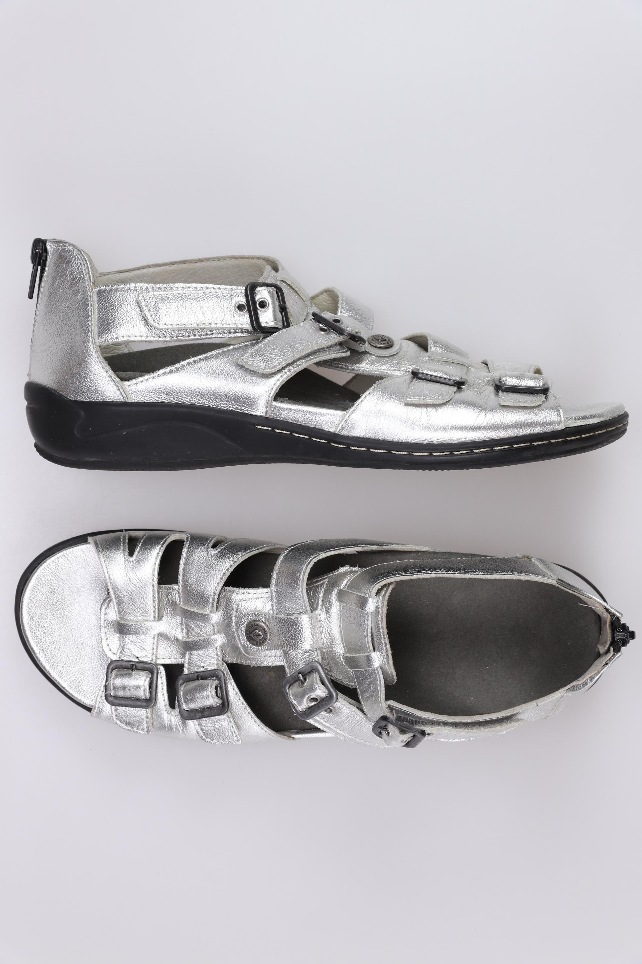 

waldläufer Damen Sandale, silber, Gr. 7.5