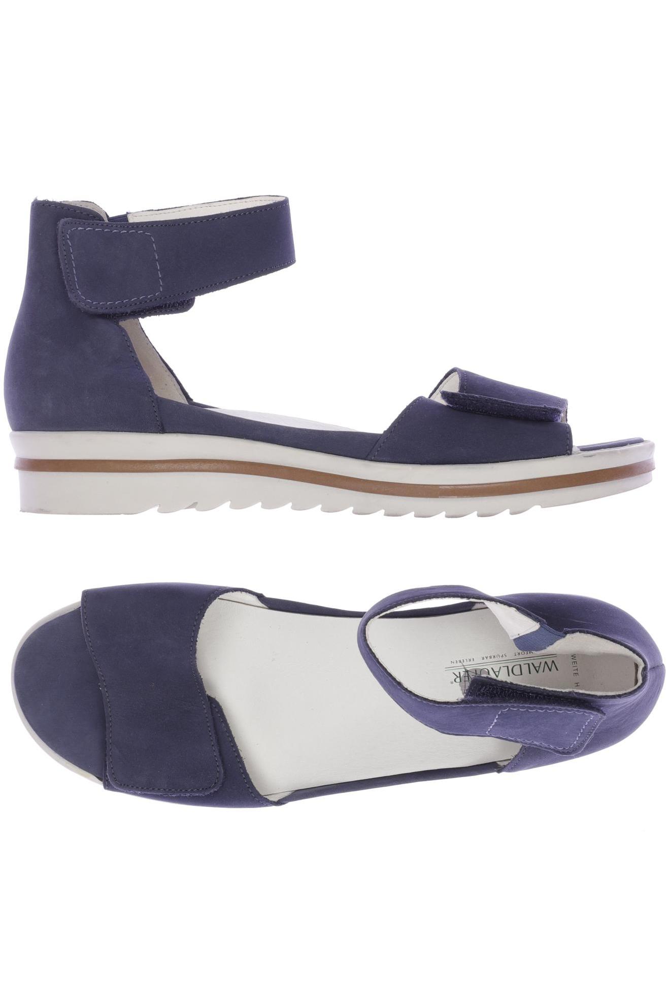 

waldläufer Damen Sandale, marineblau, Gr. 7.5