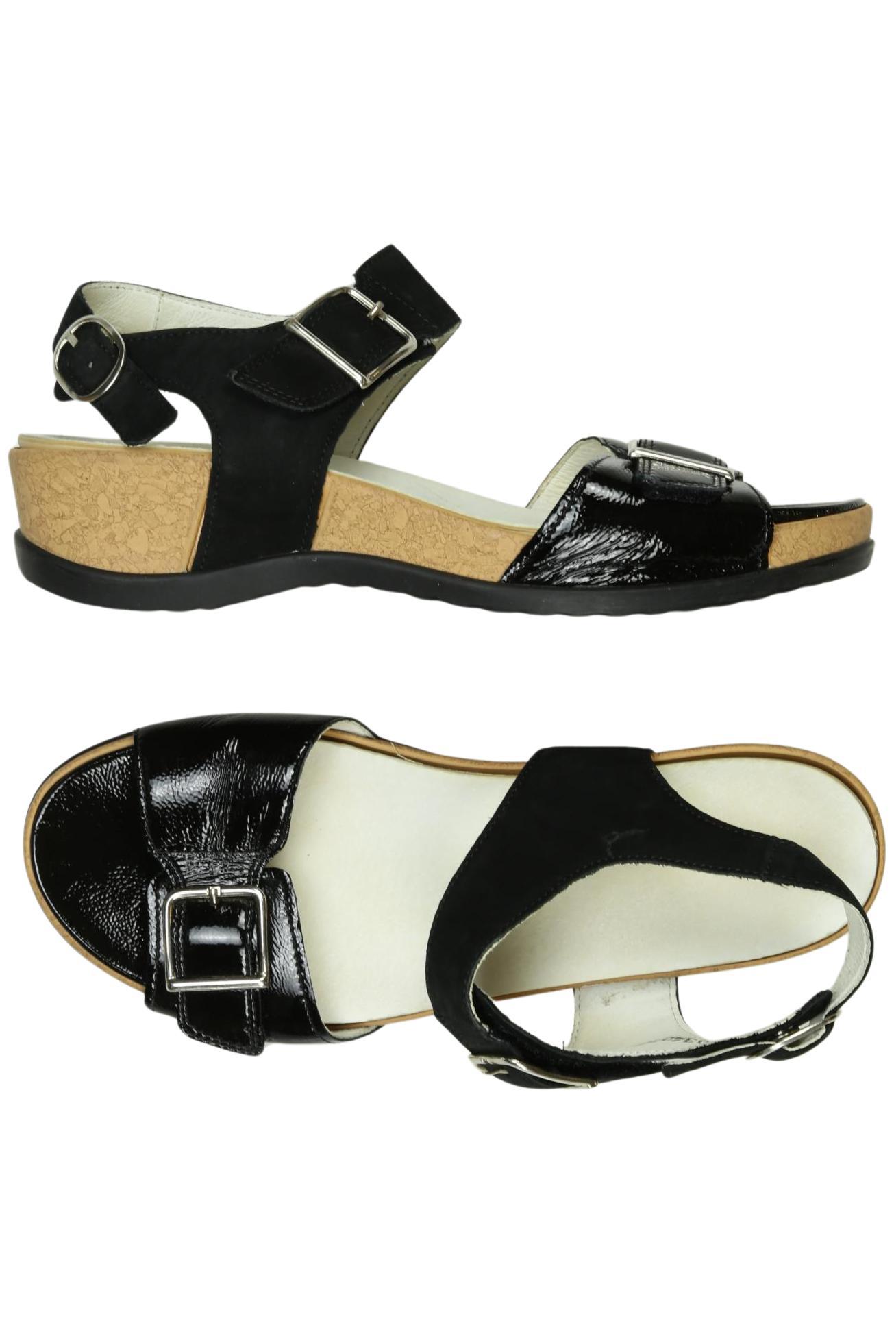 

waldläufer Damen Sandale, schwarz, Gr. 6