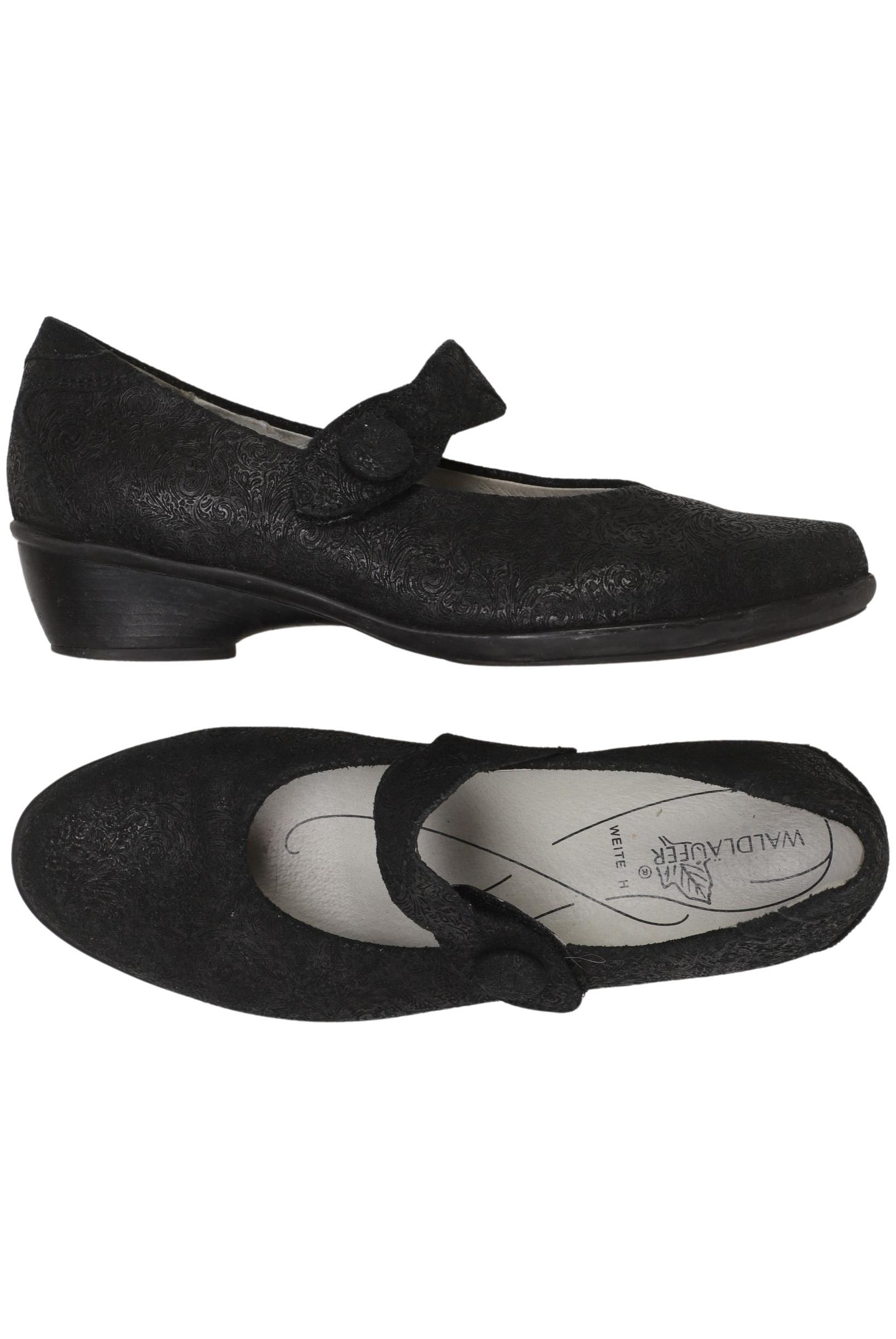 

waldläufer Damen Ballerinas, schwarz, Gr. 4.5