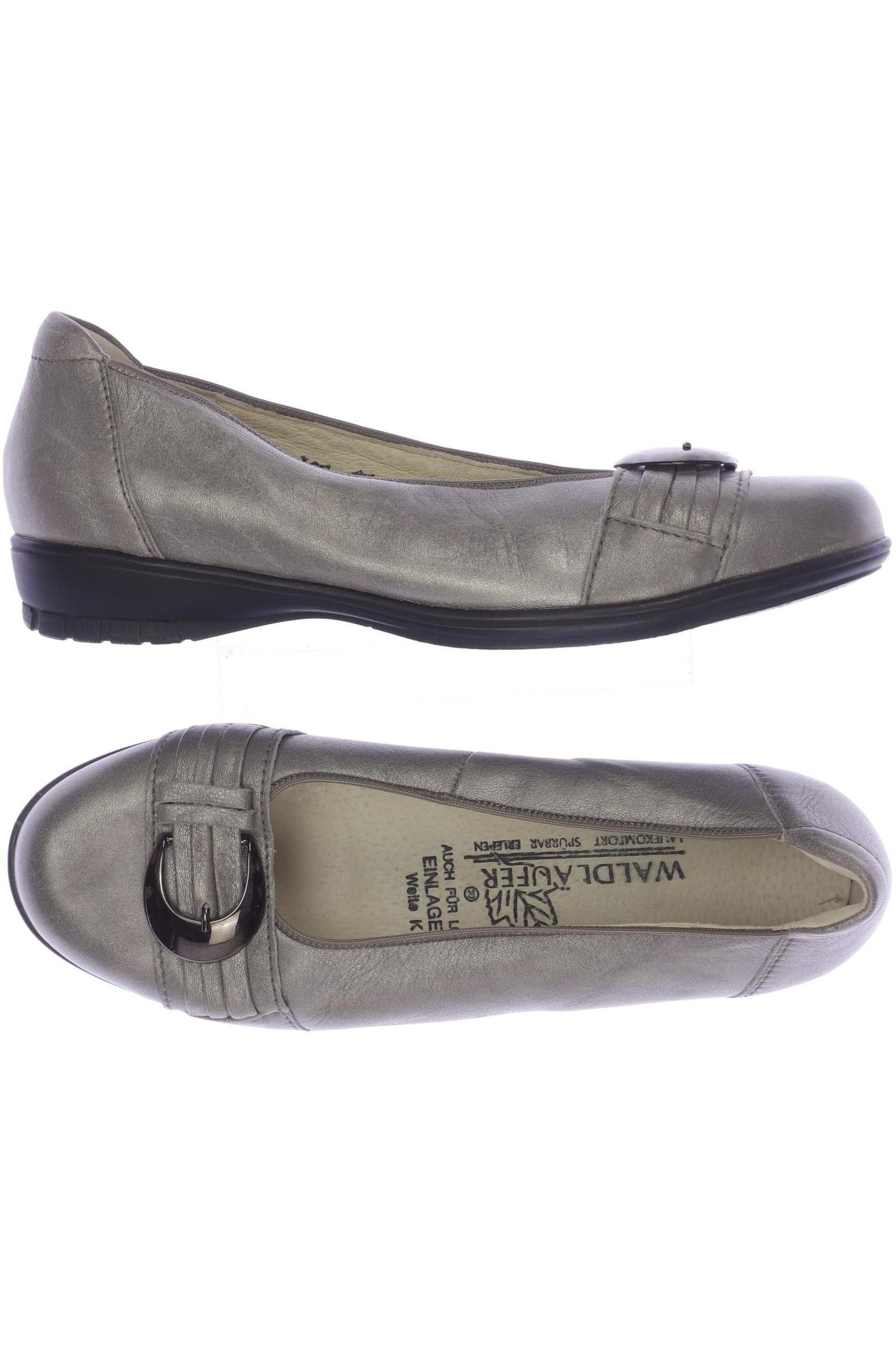 

waldläufer Damen Ballerinas, silber, Gr. 5.5