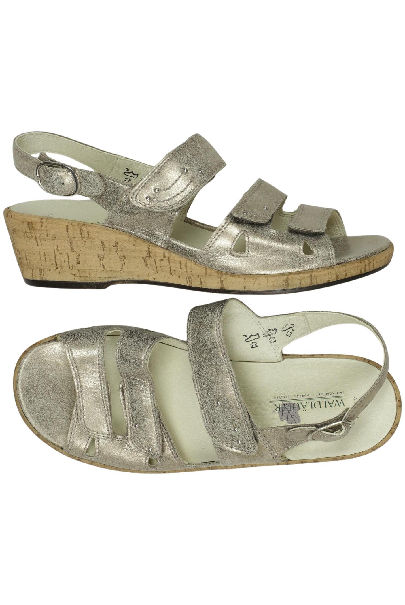 

waldläufer Damen Sandale, gold, Gr. 5