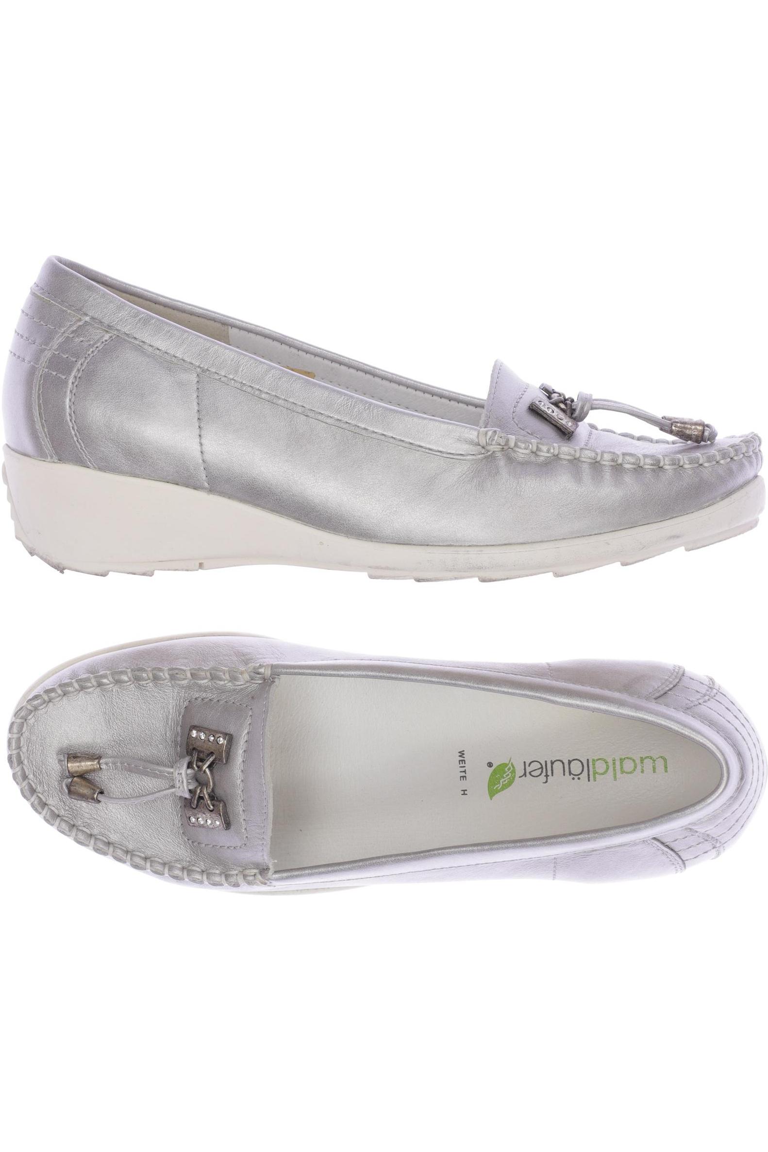 

waldläufer Damen Halbschuh, silber, Gr. 3.5