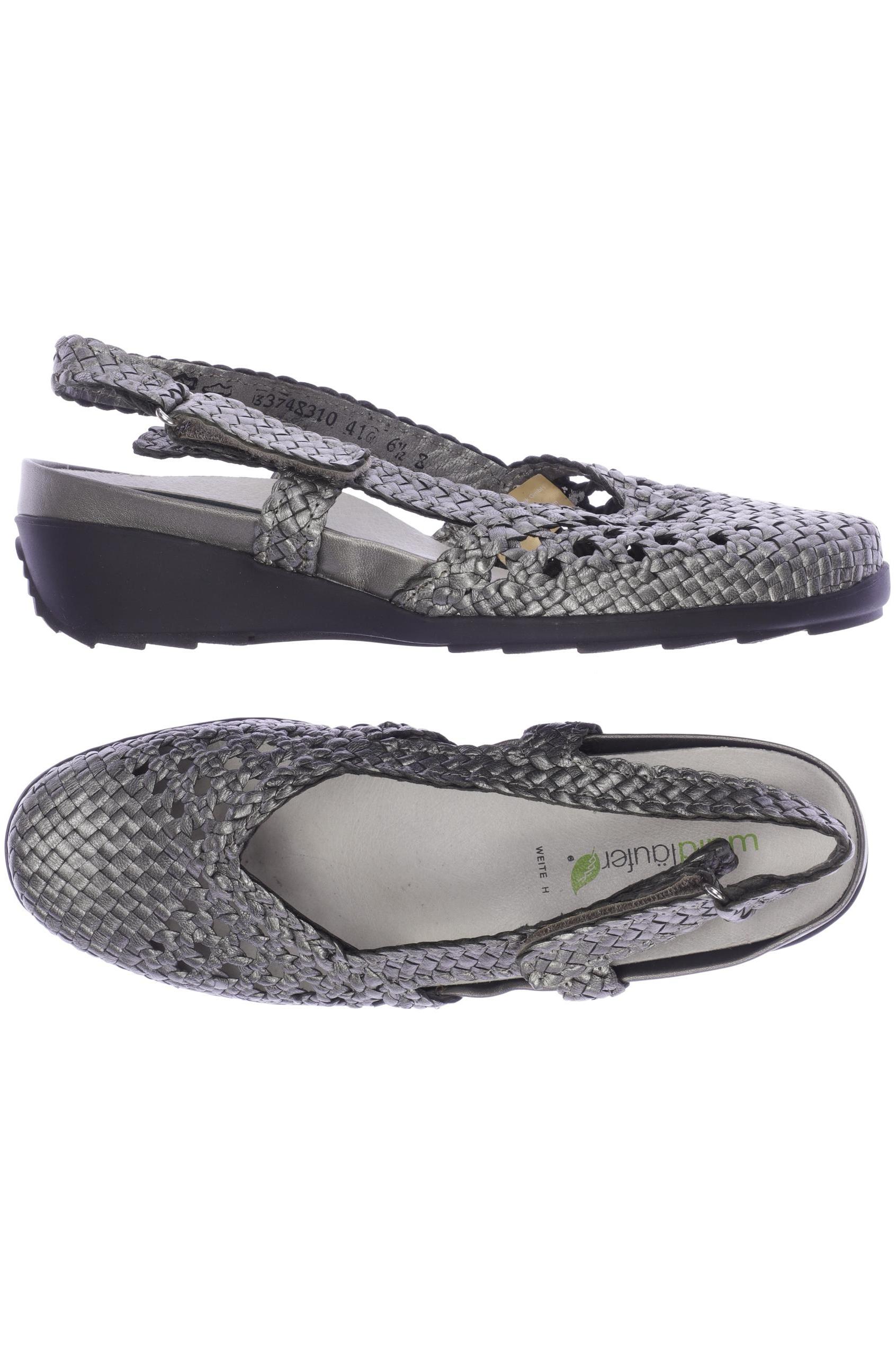 

waldläufer Damen Sandale, silber, Gr. 6.5