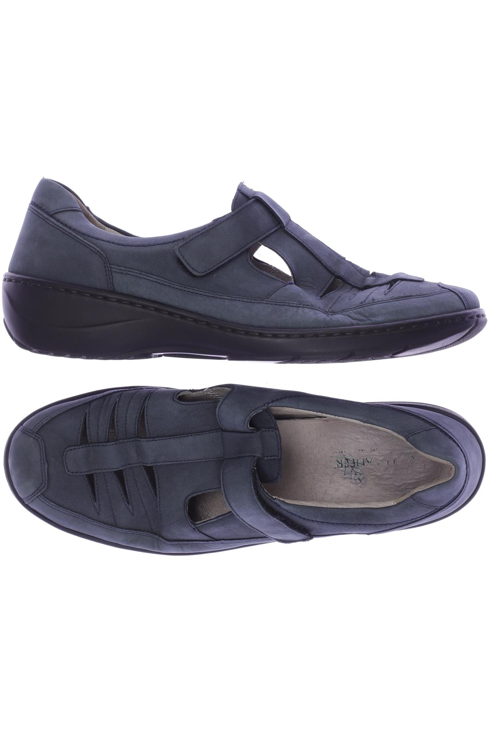 

waldläufer Damen Halbschuh, blau, Gr. 6.5