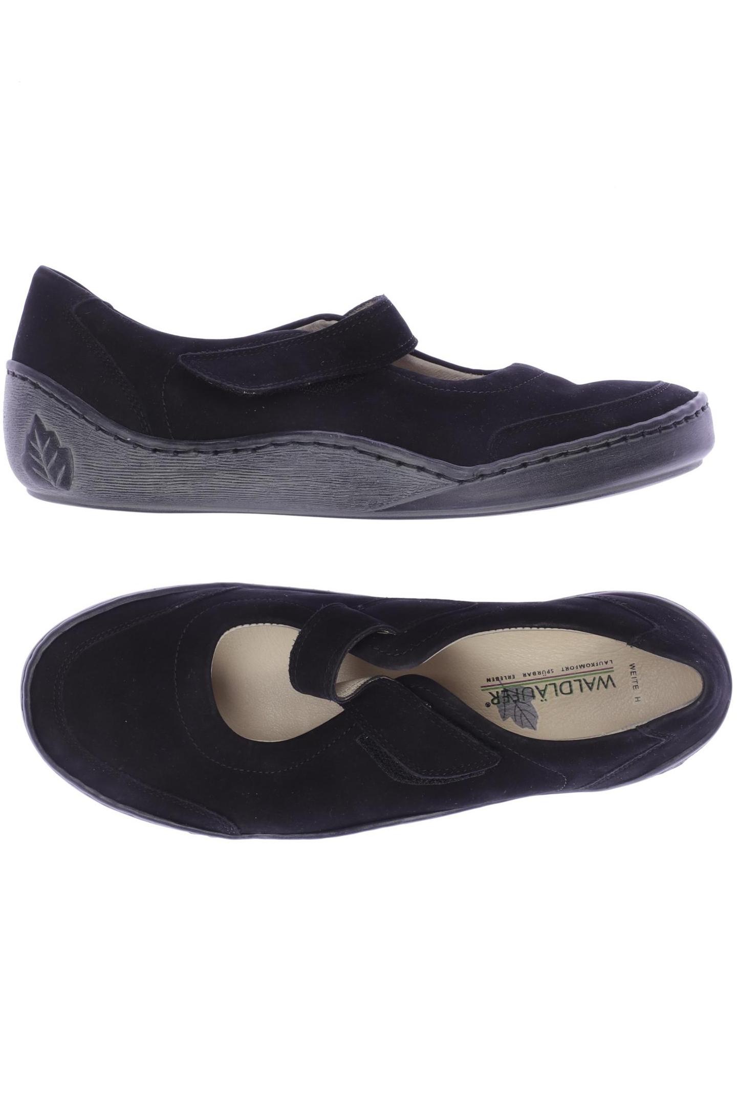 

waldläufer Damen Ballerinas, schwarz, Gr. 4