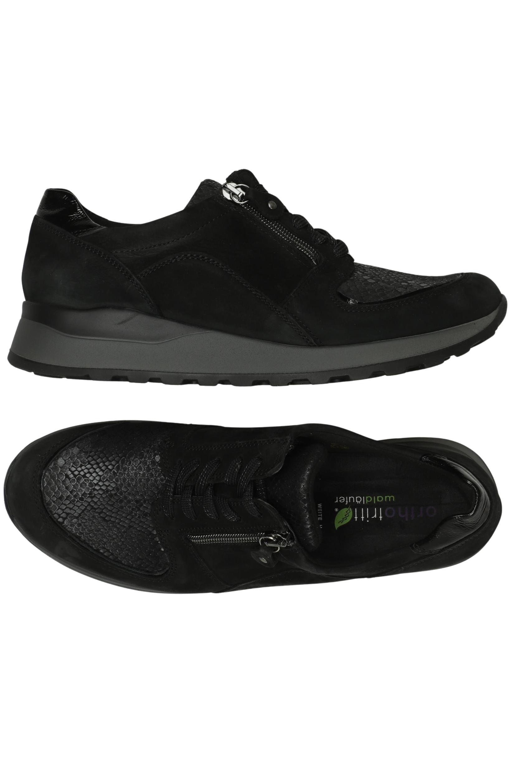 

waldläufer Damen Halbschuh, schwarz, Gr. 7.5