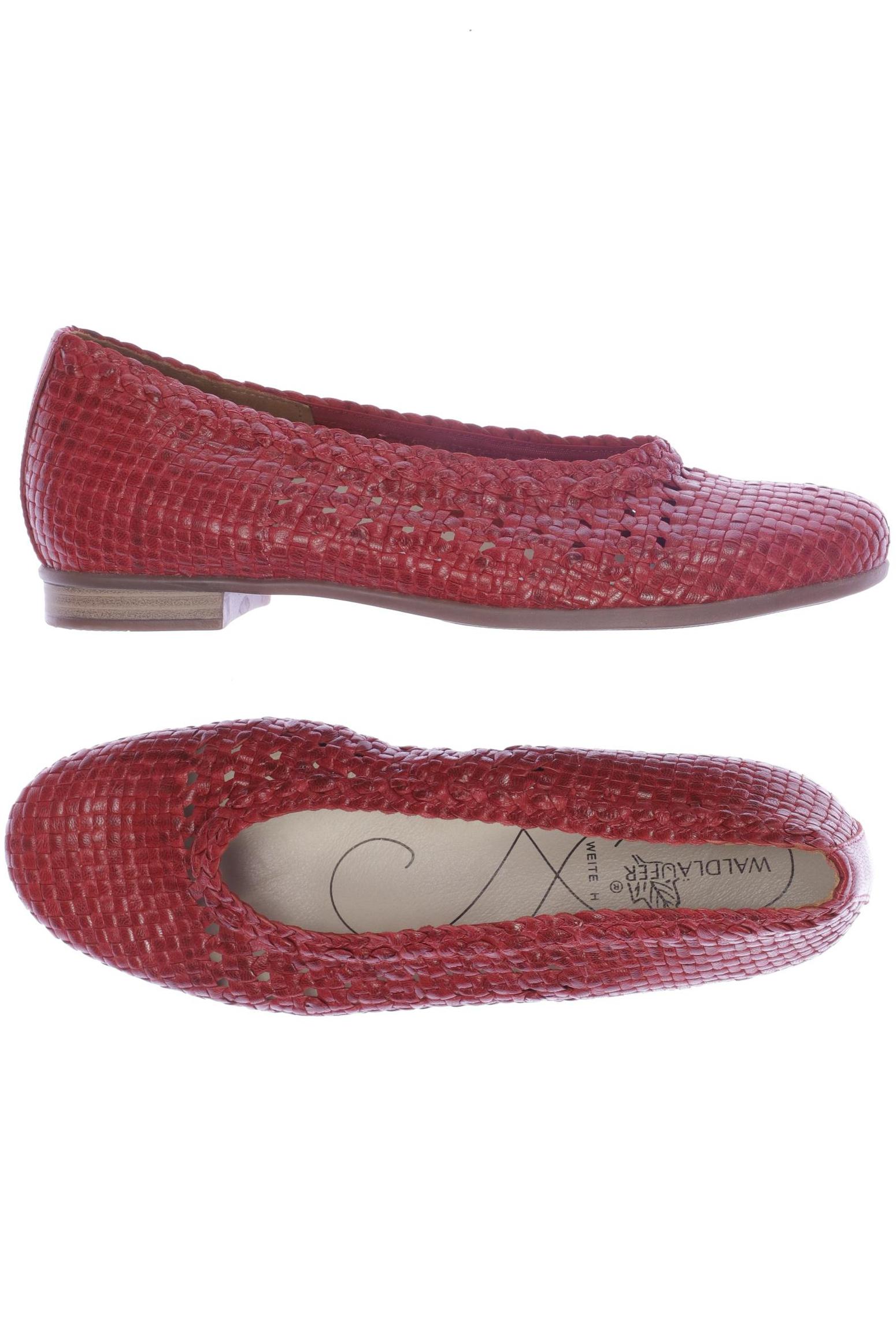 

waldläufer Damen Ballerinas, rot, Gr. 5.5