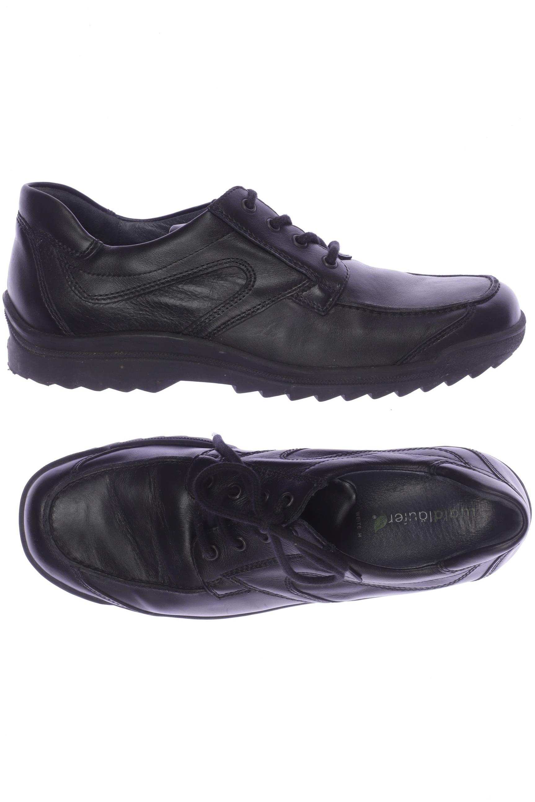 

waldläufer Herren Halbschuh, schwarz, Gr. 9.5