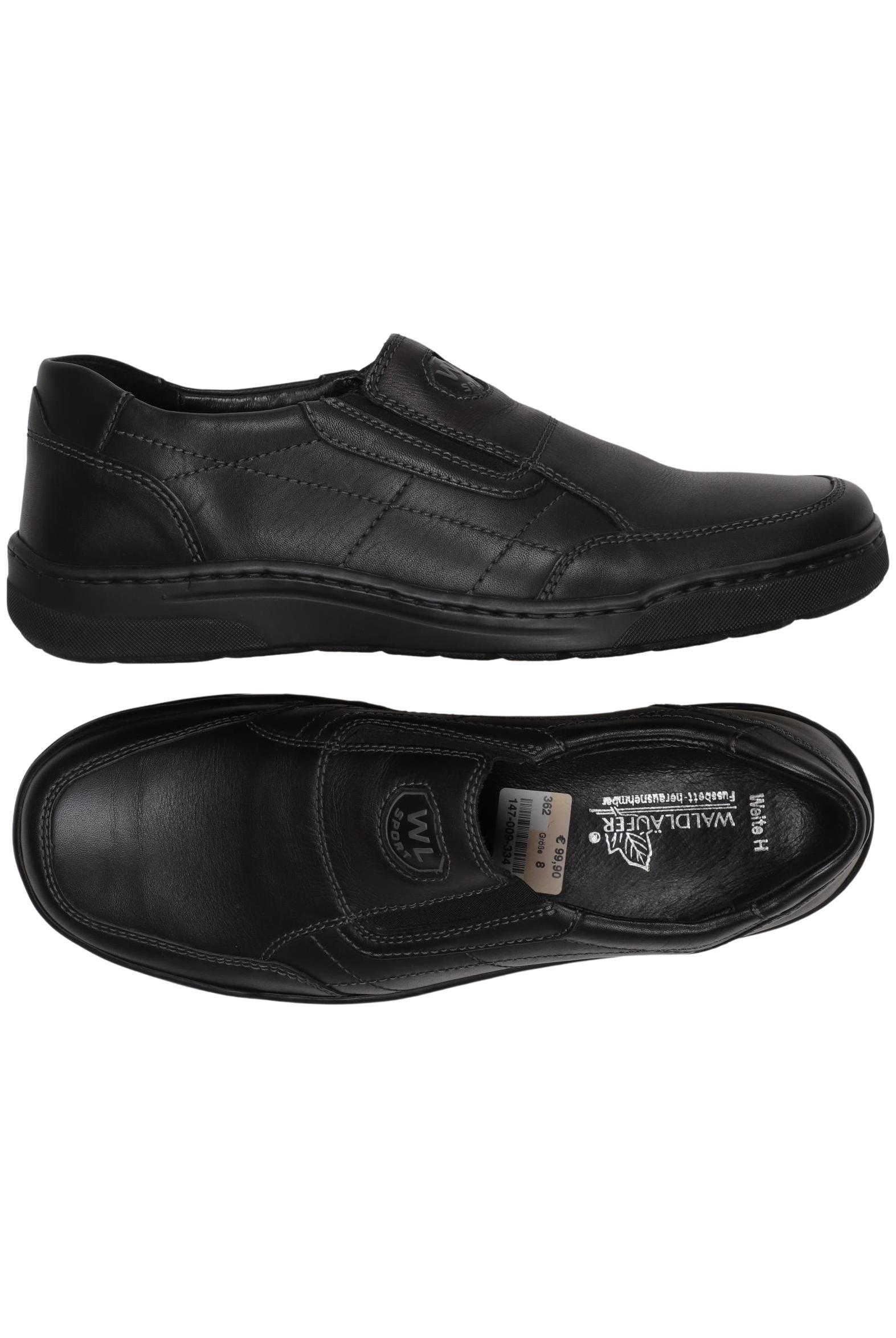 

waldläufer Herren Halbschuh, schwarz, Gr. 8