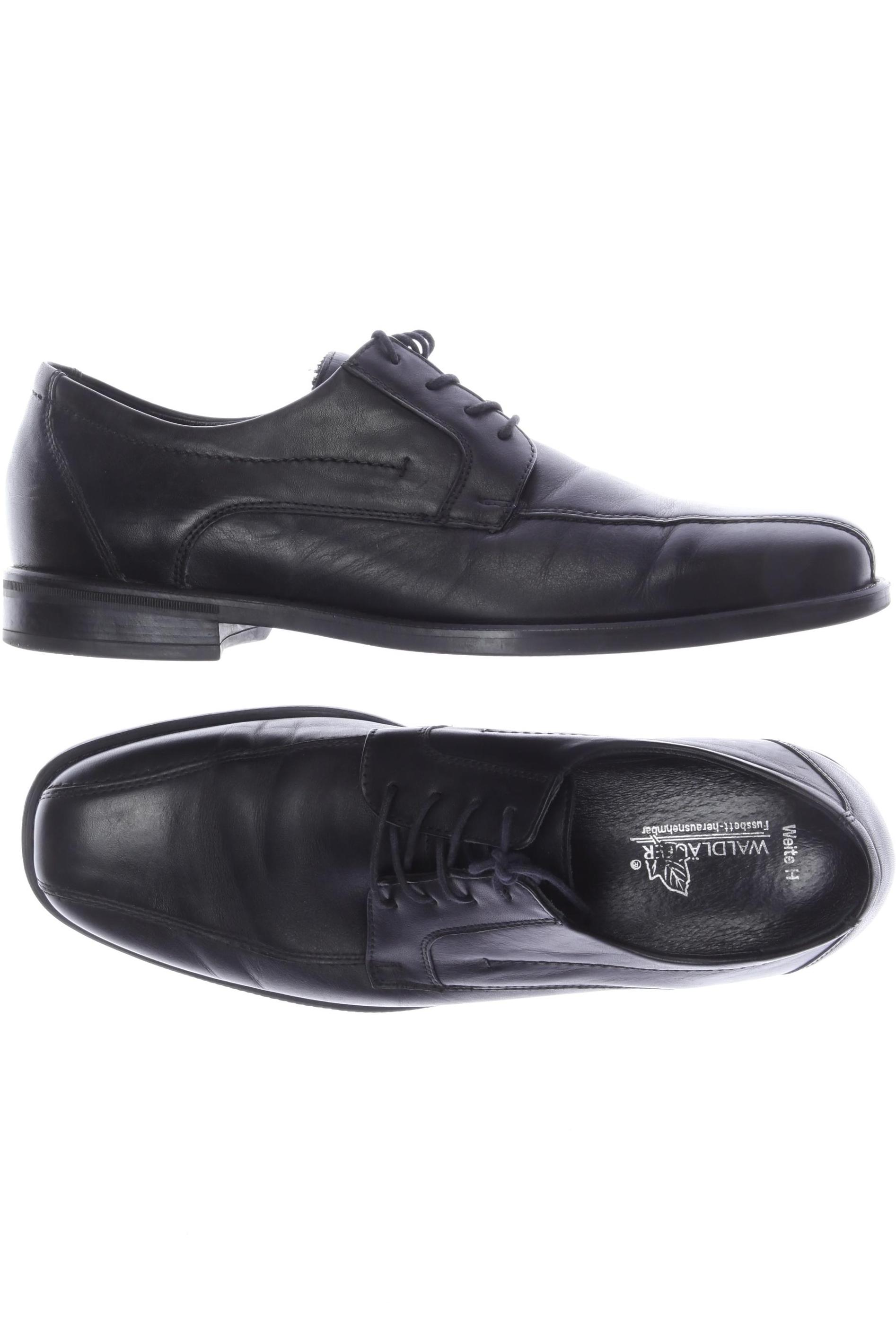 

waldläufer Herren Halbschuh, schwarz, Gr. 9.5