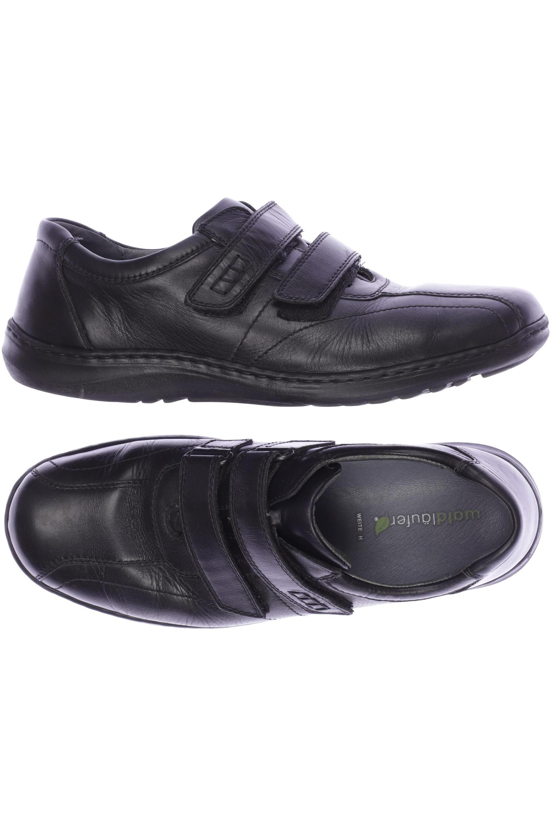 

waldläufer Herren Halbschuh, schwarz, Gr. 9.5