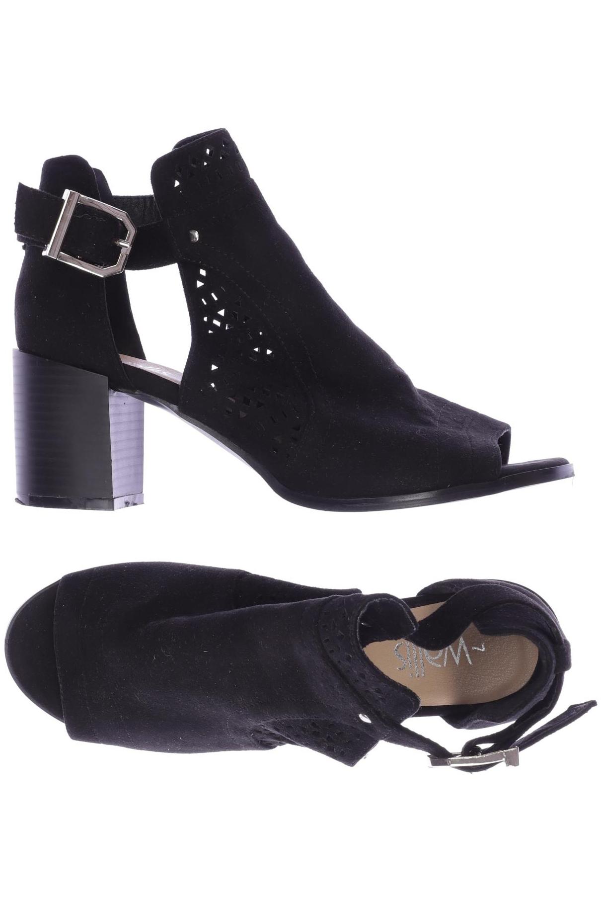 

wallis Damen Sandale, schwarz, Gr. 7