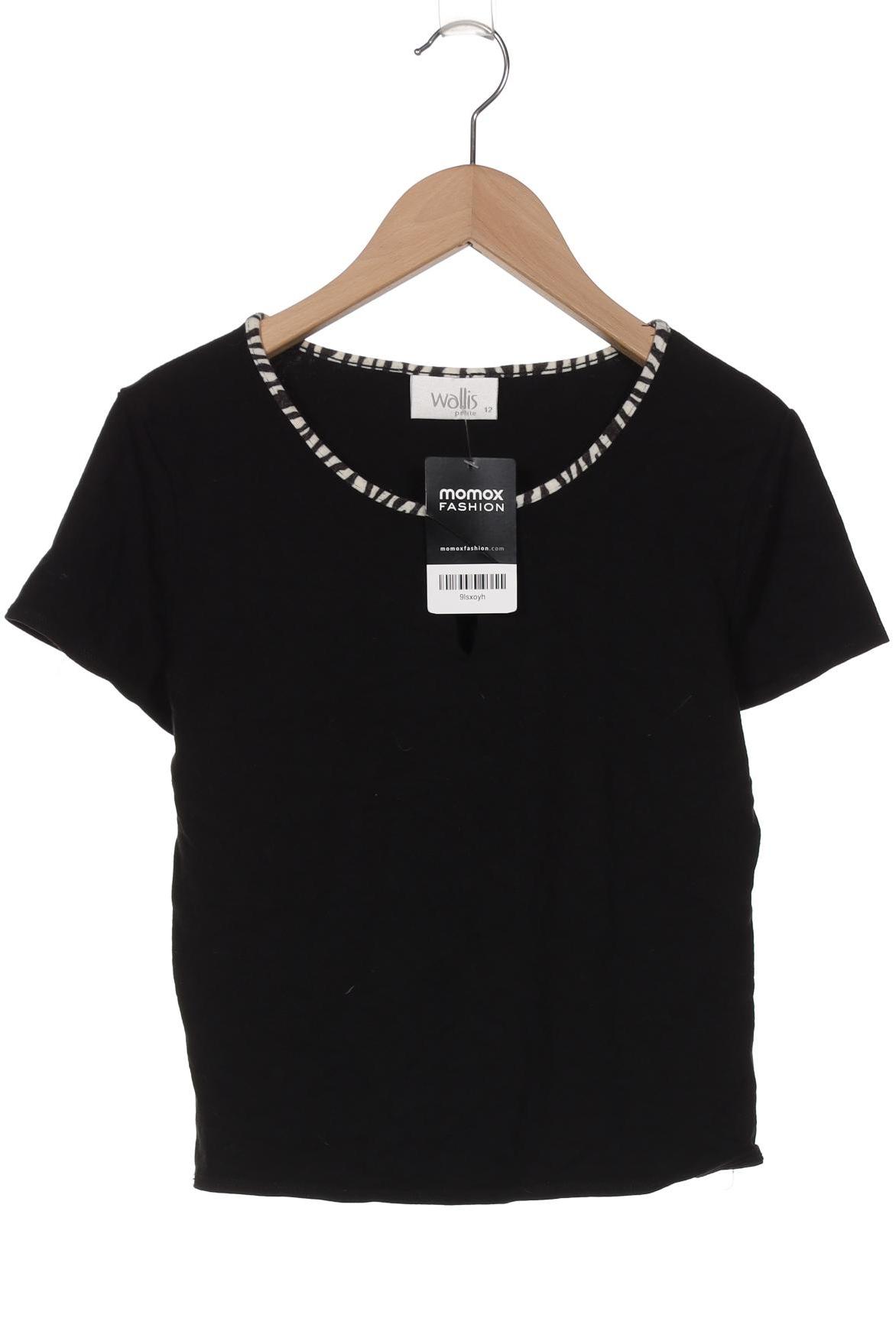 

Wallis Petite Damen T-Shirt, schwarz, Gr. 152