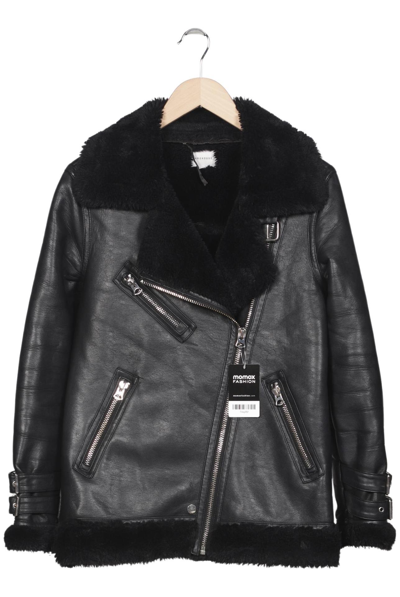 

Warehouse Damen Mantel, schwarz, Gr. 34