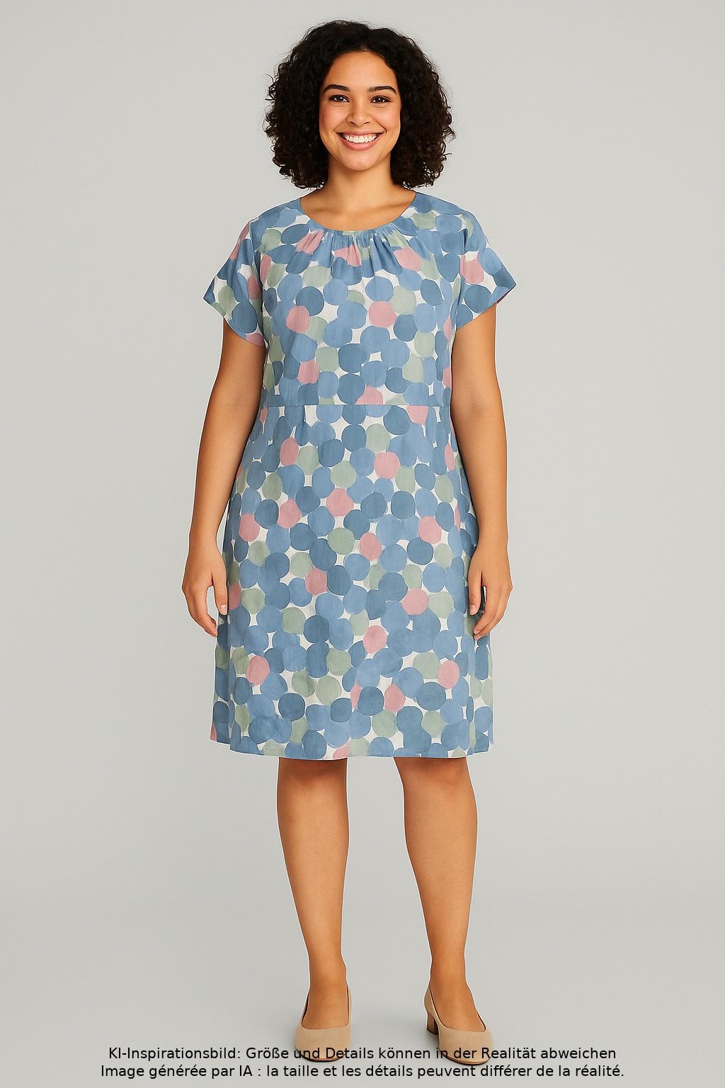 

Waschbär Damen Kleid, mehrfarbig, Gr. 44