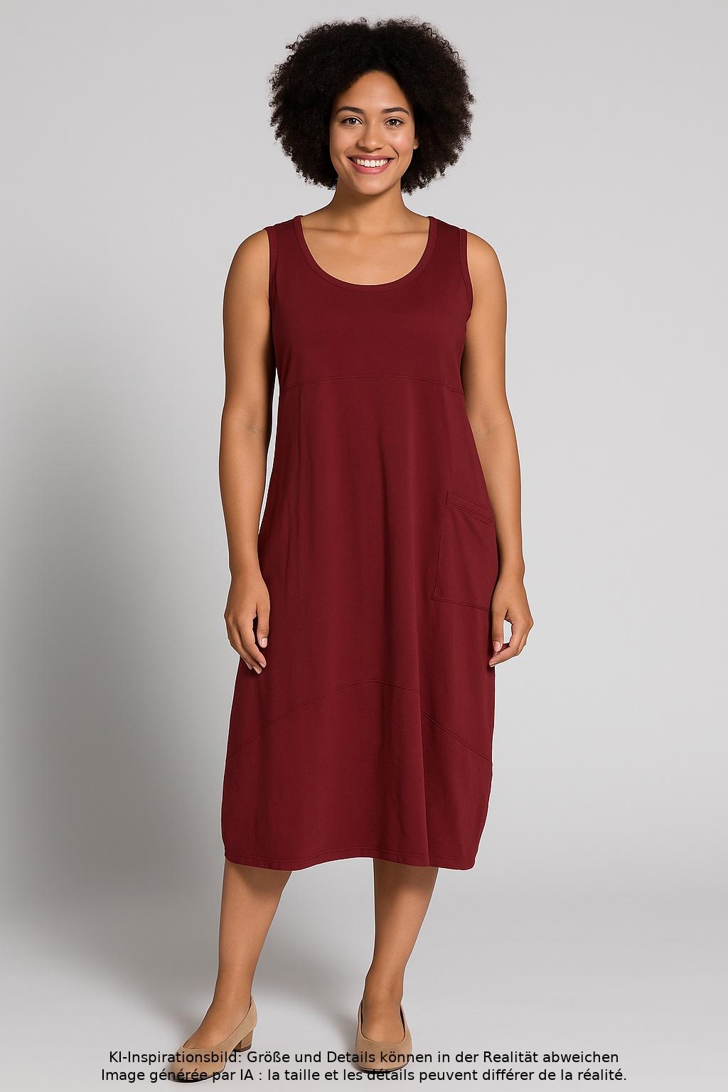 

Waschbär Damen Kleid, rot, Gr. 42