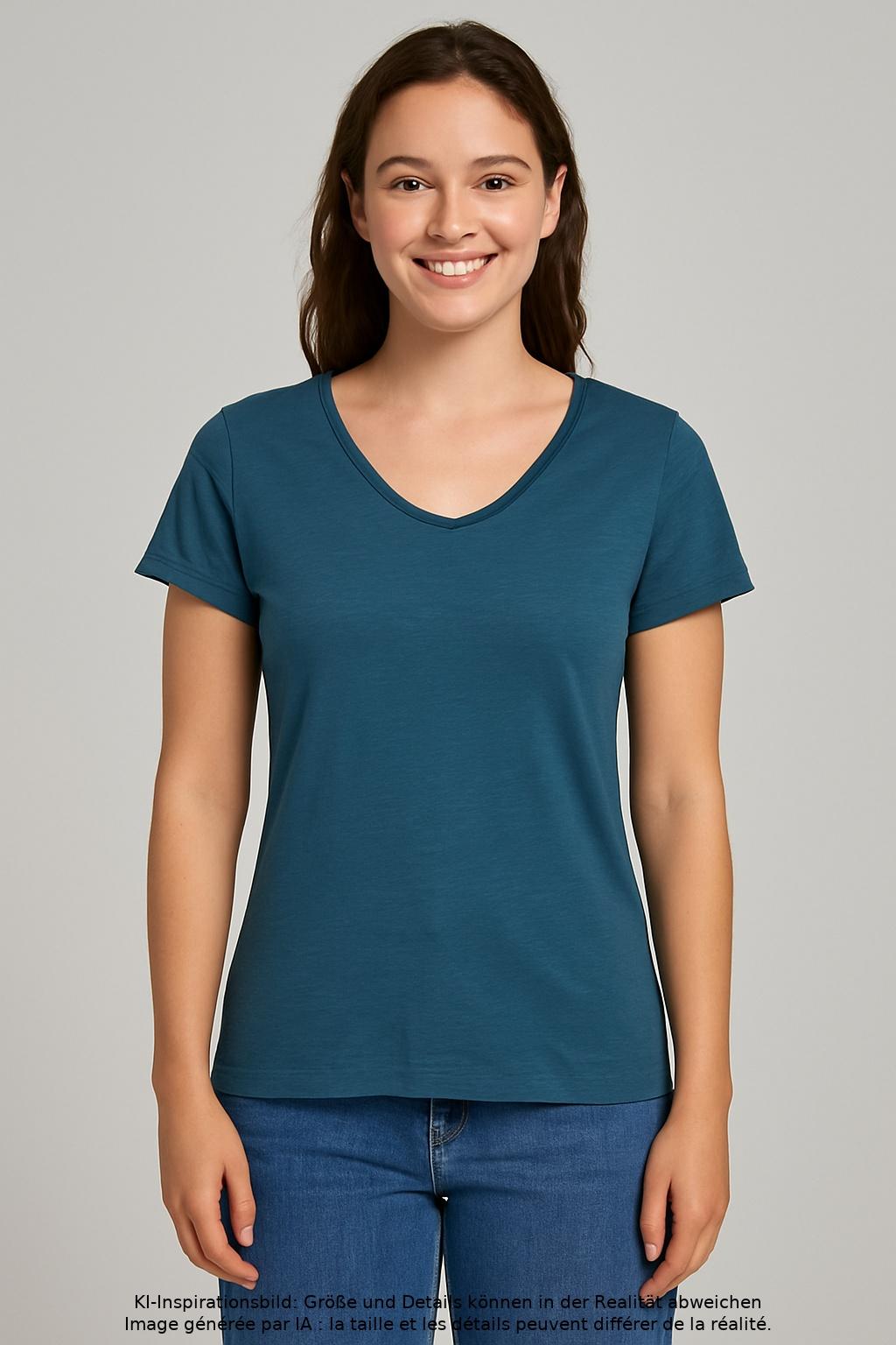 

We norwegians Damen T-Shirt, türkis, Gr. 38