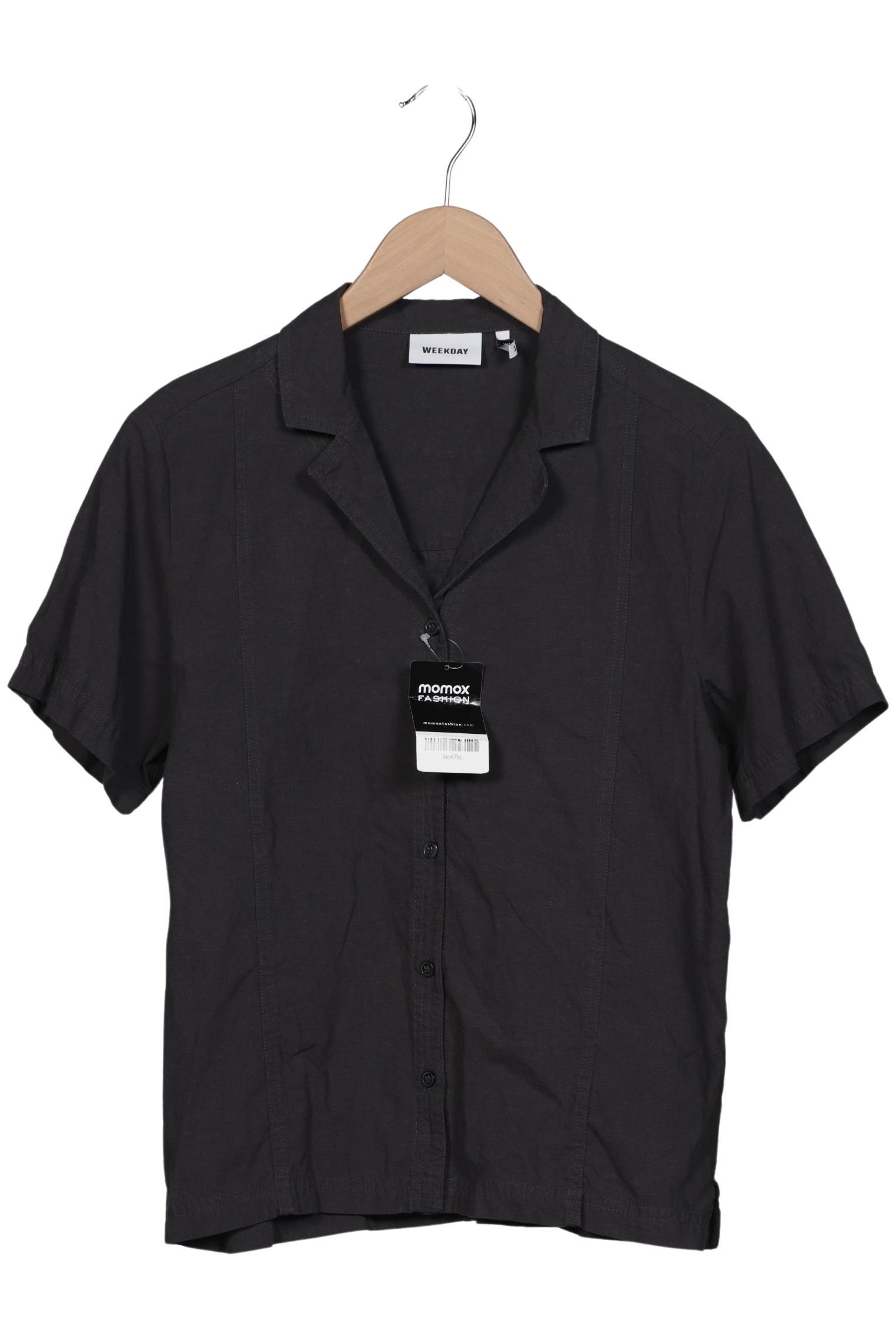 

Weekday Damen Bluse, marineblau, Gr. 34