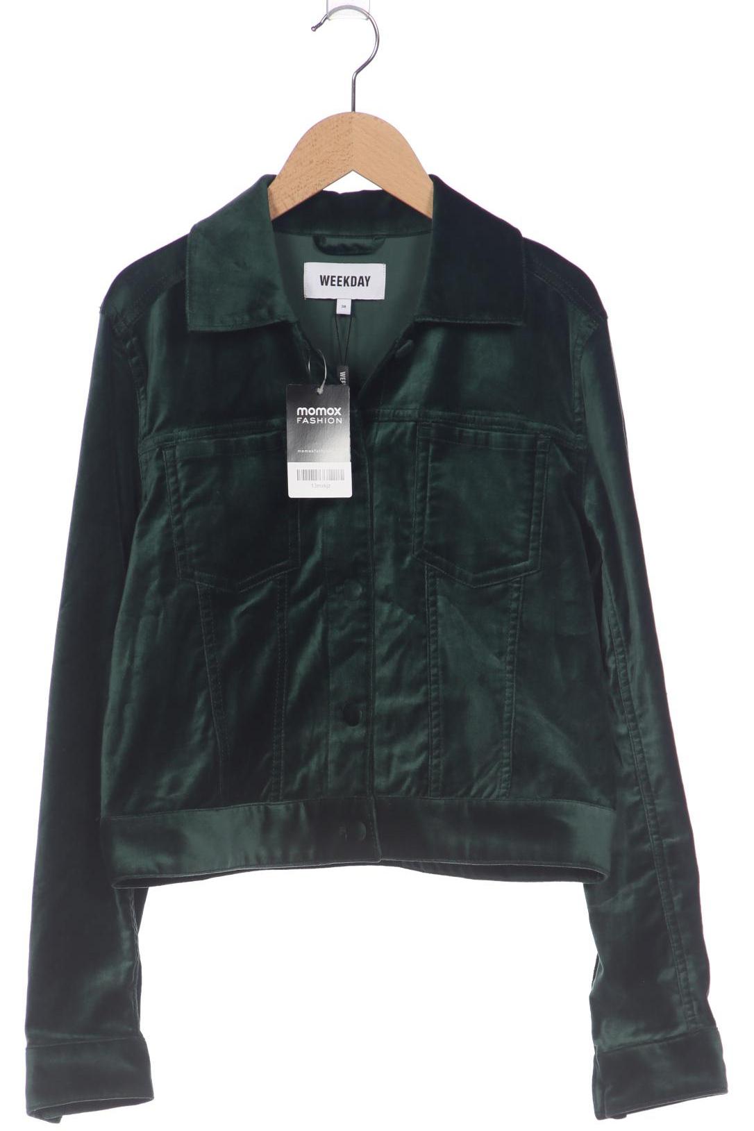 

Weekday Damen Jacke, grün, Gr. 38