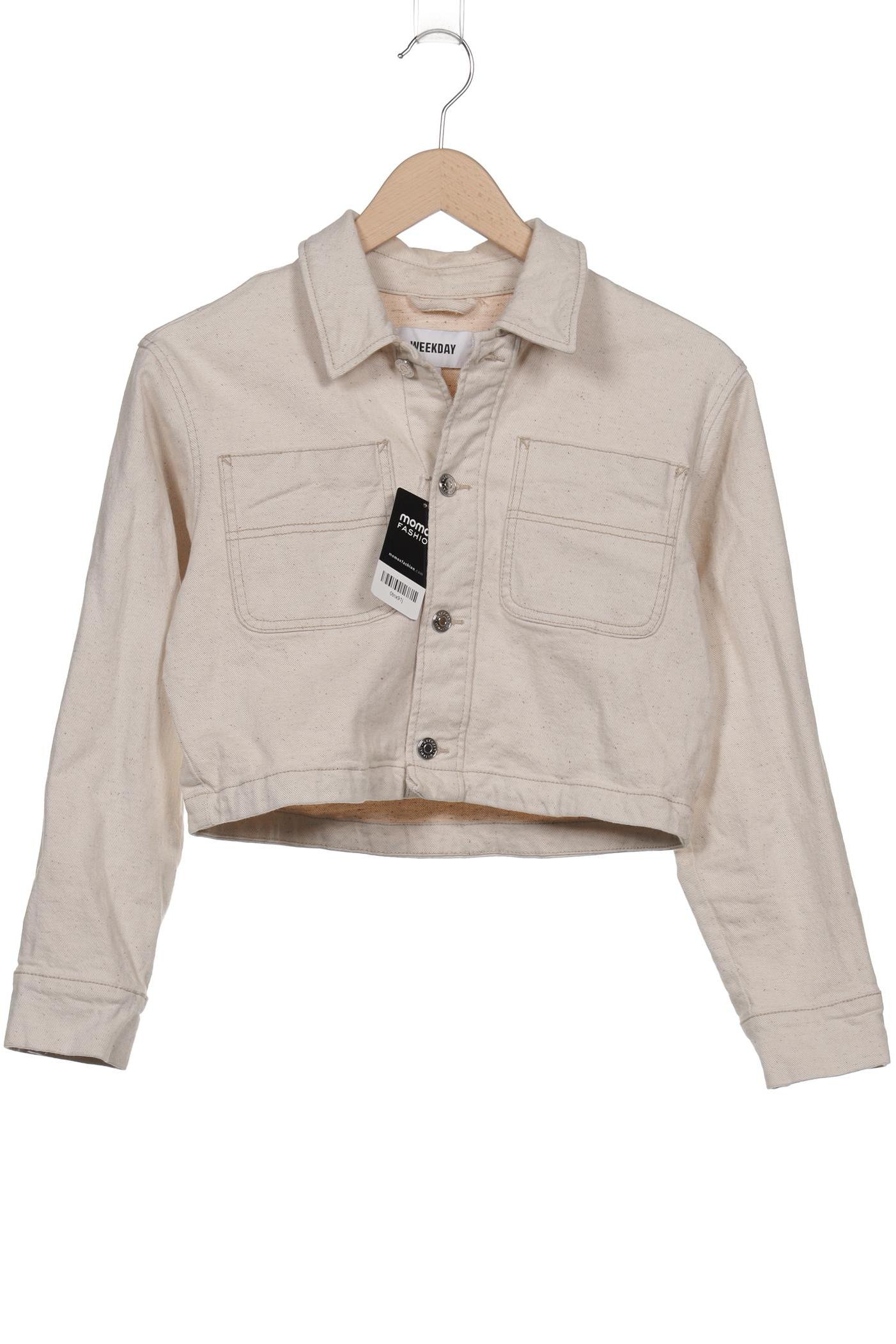 

Weekday Damen Jacke, cremeweiß, Gr. 34