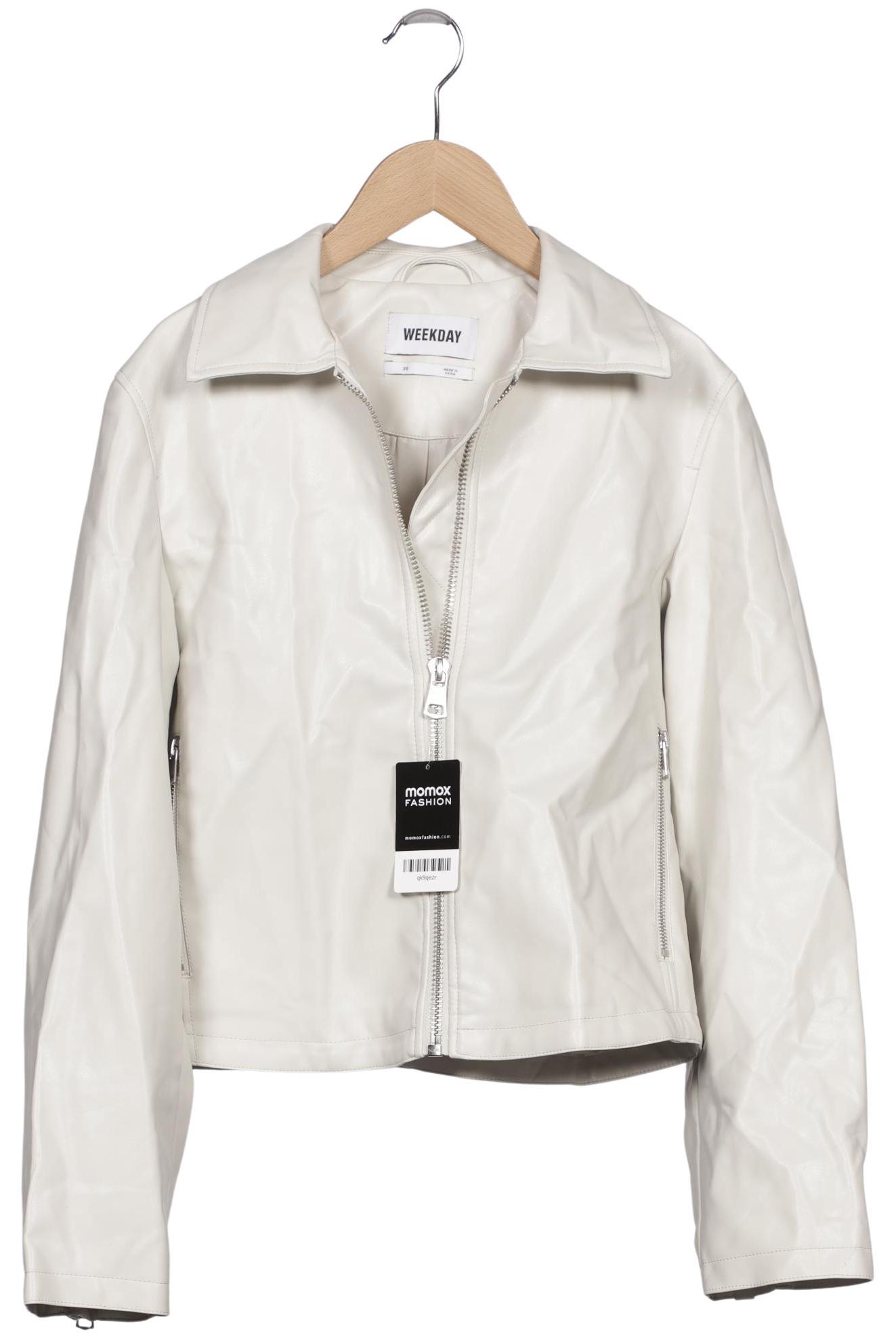 

Weekday Damen Jacke, weiß, Gr. 38