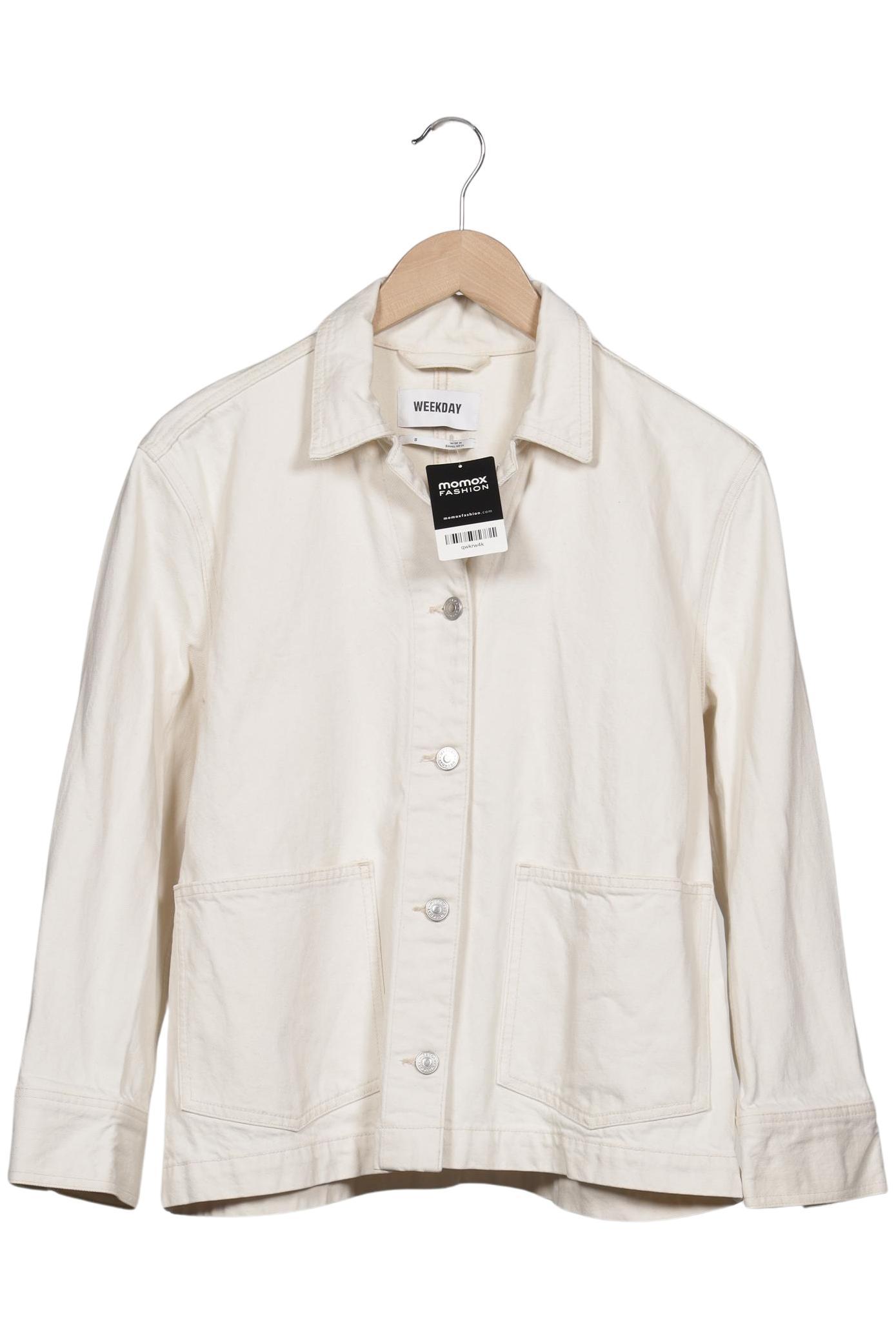

Weekday Damen Jacke, cremeweiß, Gr. 36