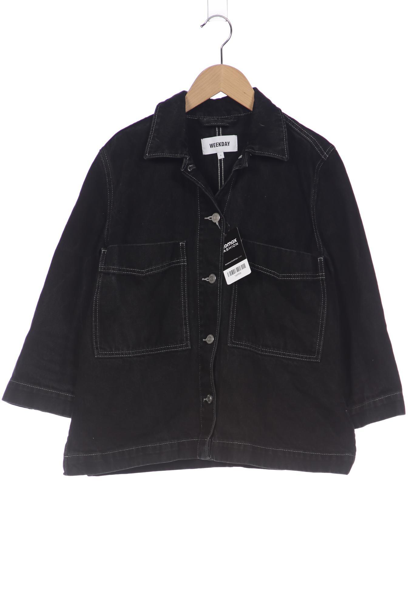 

Weekday Damen Jacke, schwarz, Gr. 36