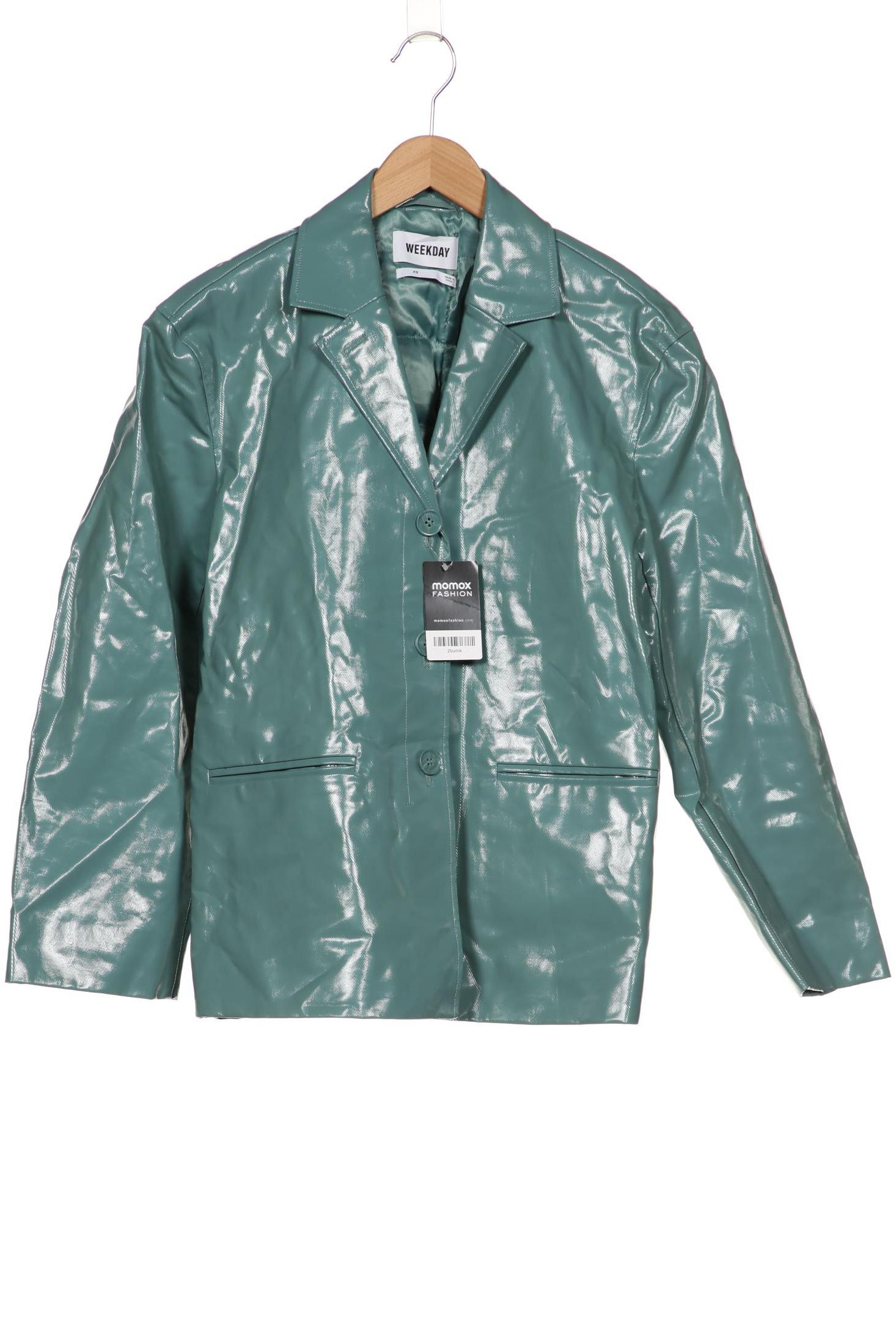 

Weekday Damen Jacke, türkis, Gr. 34