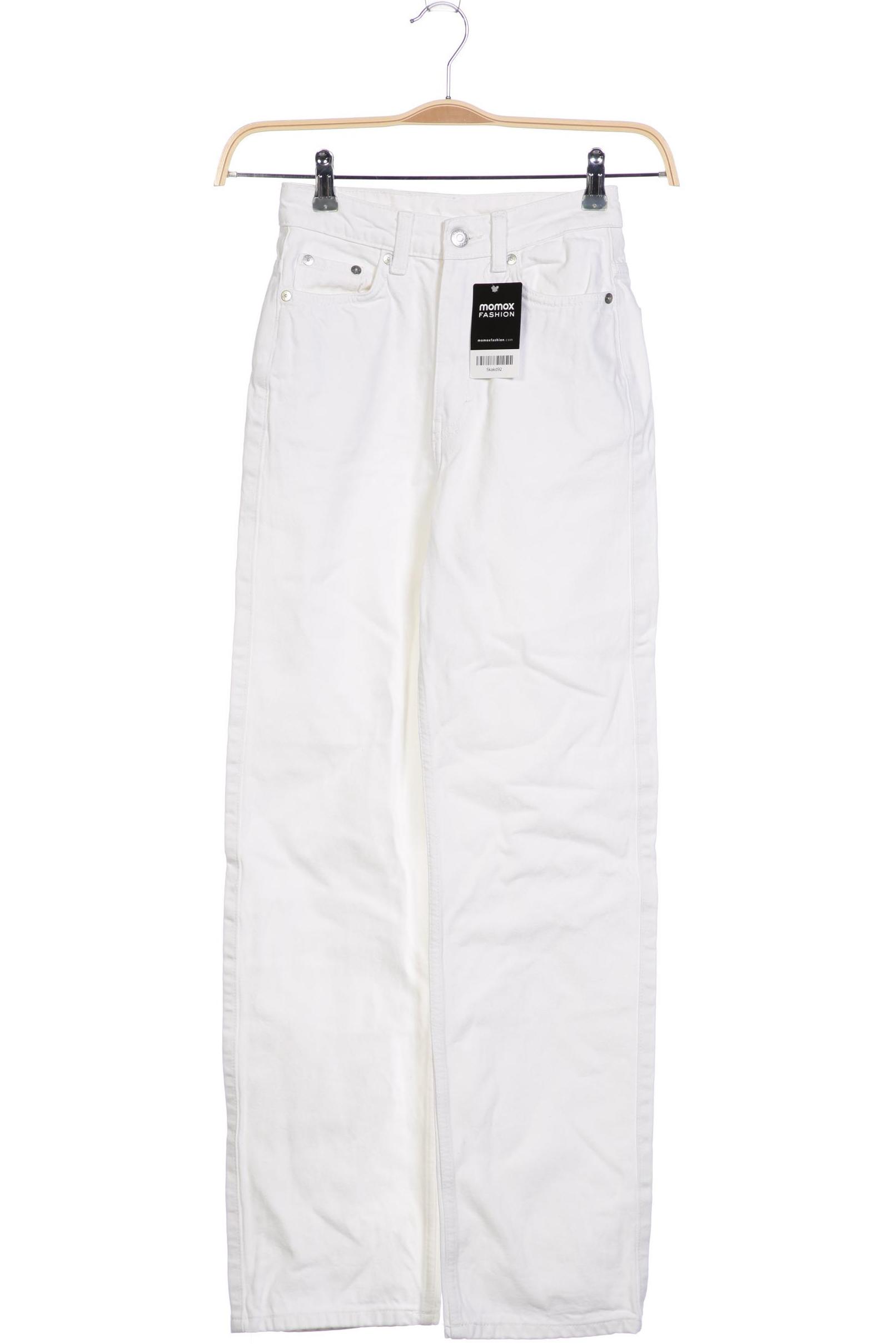 

Weekday Damen Jeans, weiß, Gr. 24