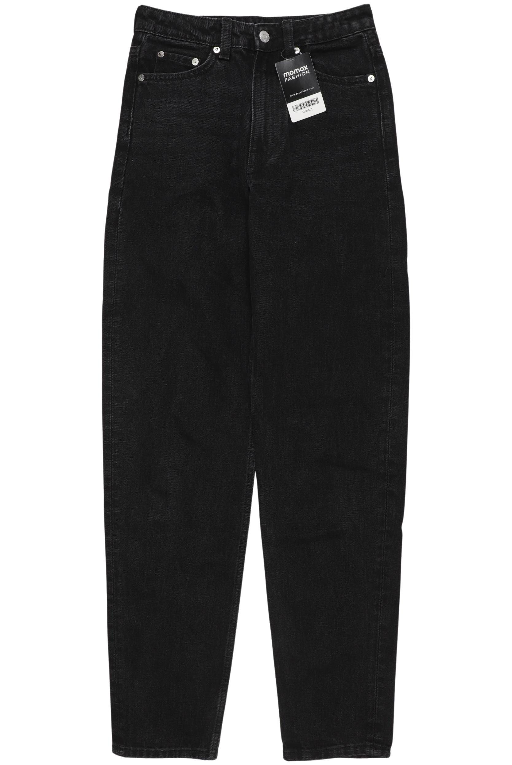 

Weekday Damen Jeans, schwarz, Gr. 25