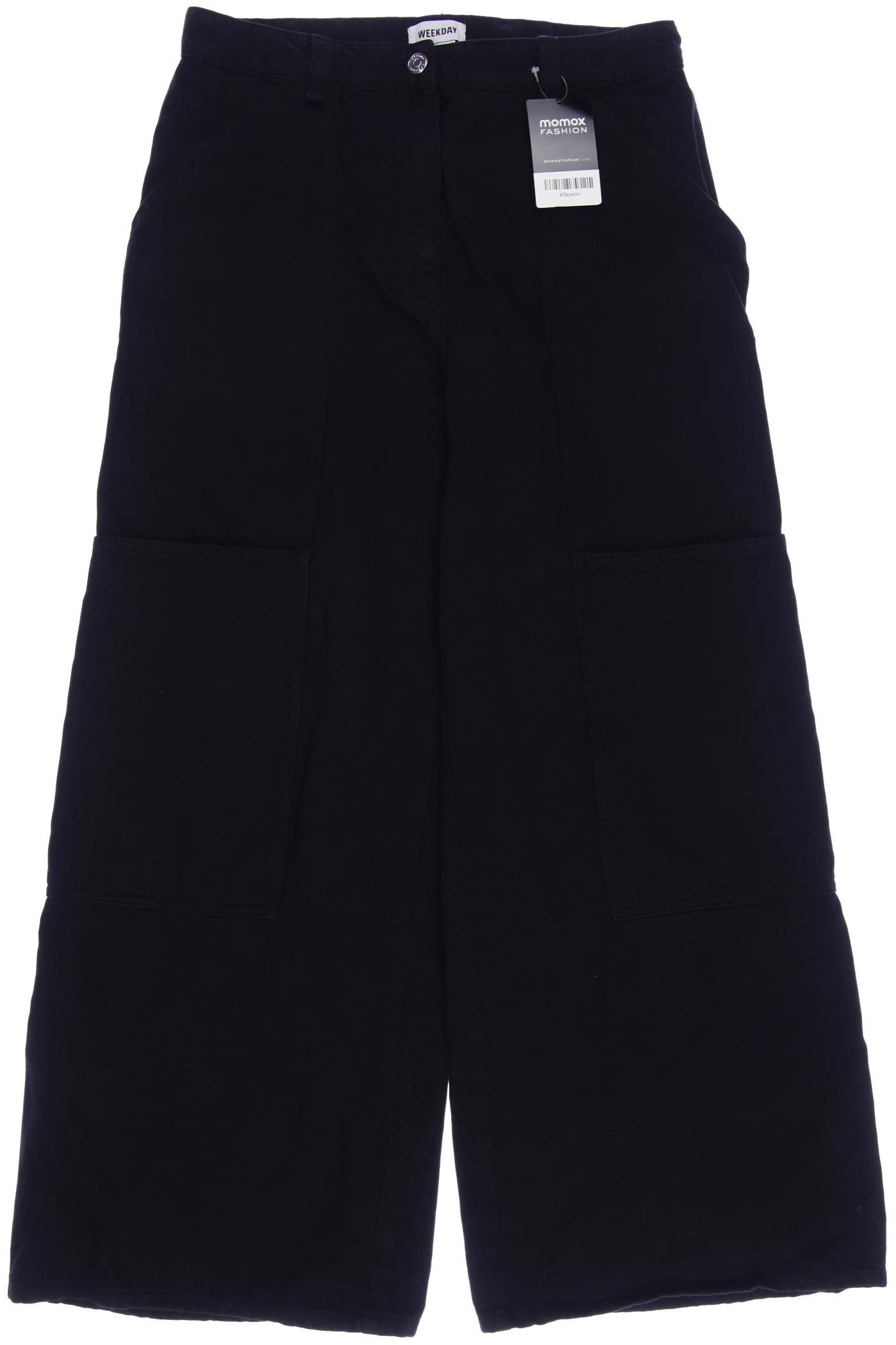

Weekday Damen Jeans, schwarz, Gr. 38