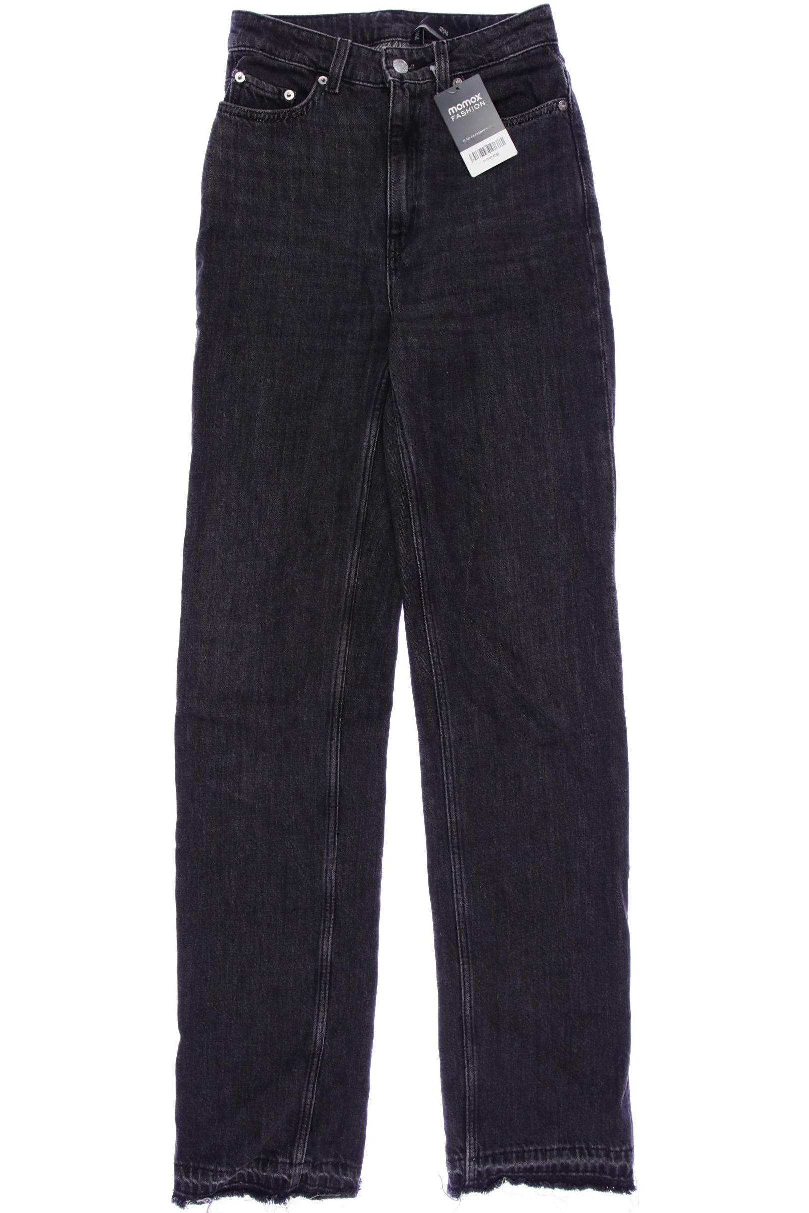 

Weekday Damen Jeans, grau, Gr. 25