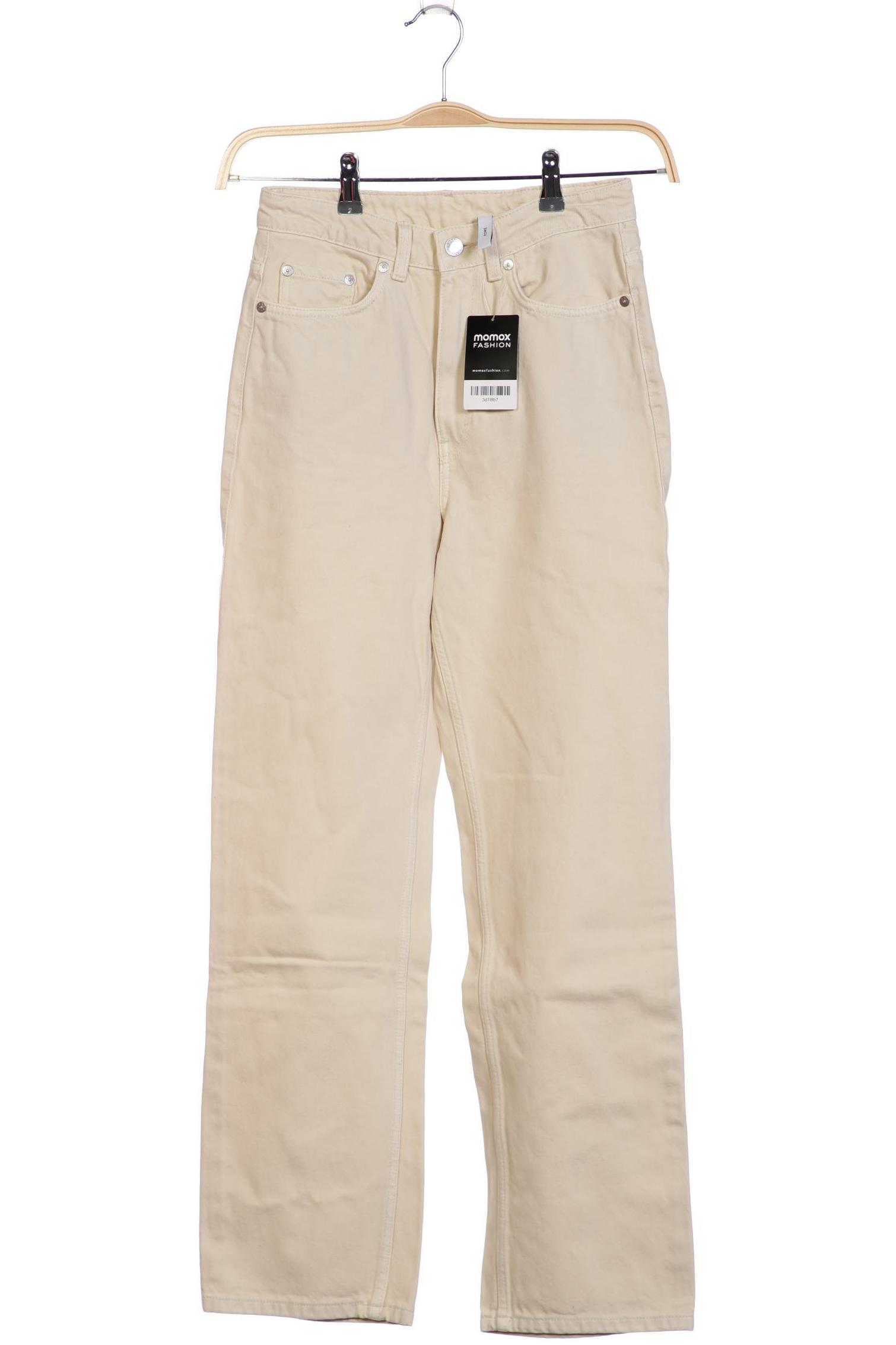 

Weekday Damen Jeans, cremeweiß, Gr. 26
