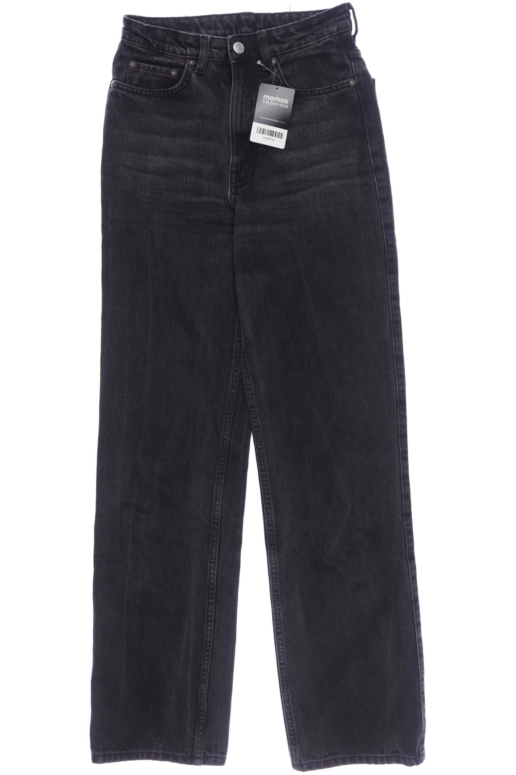 

Weekday Damen Jeans, schwarz, Gr. 25