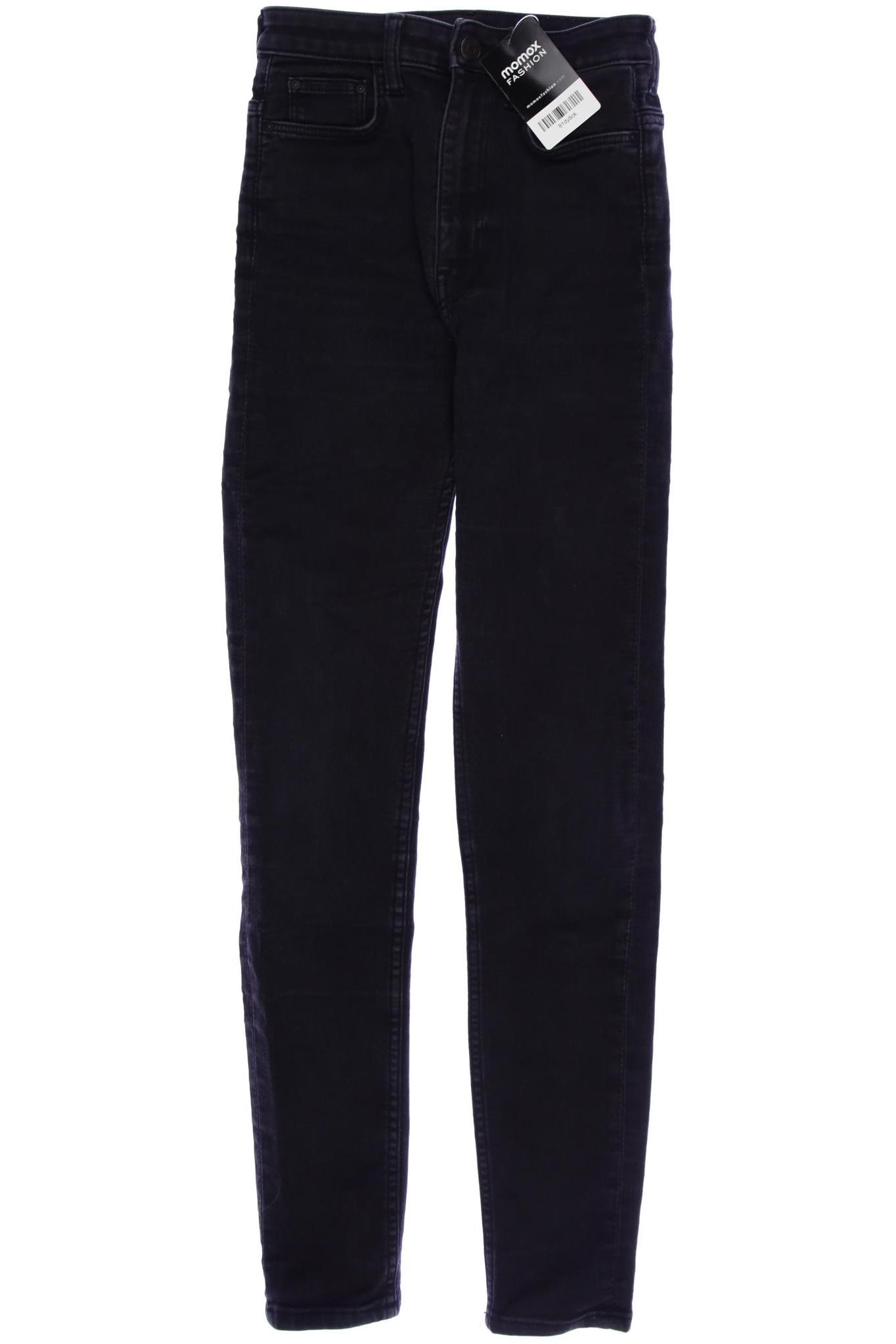 

Weekday Damen Jeans, schwarz, Gr. 25