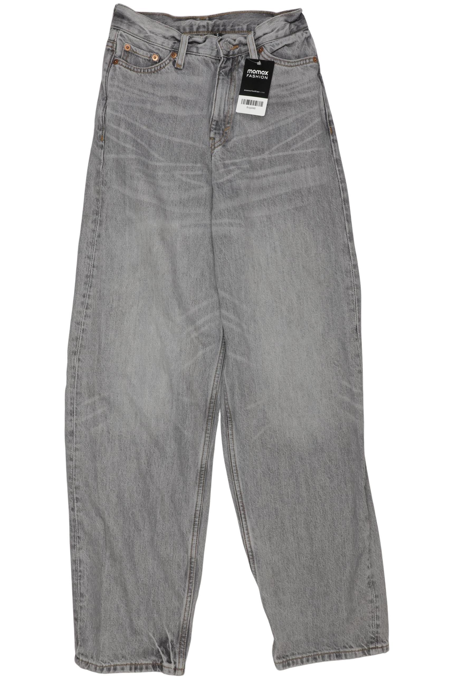 

Weekday Damen Jeans, grau, Gr. 24