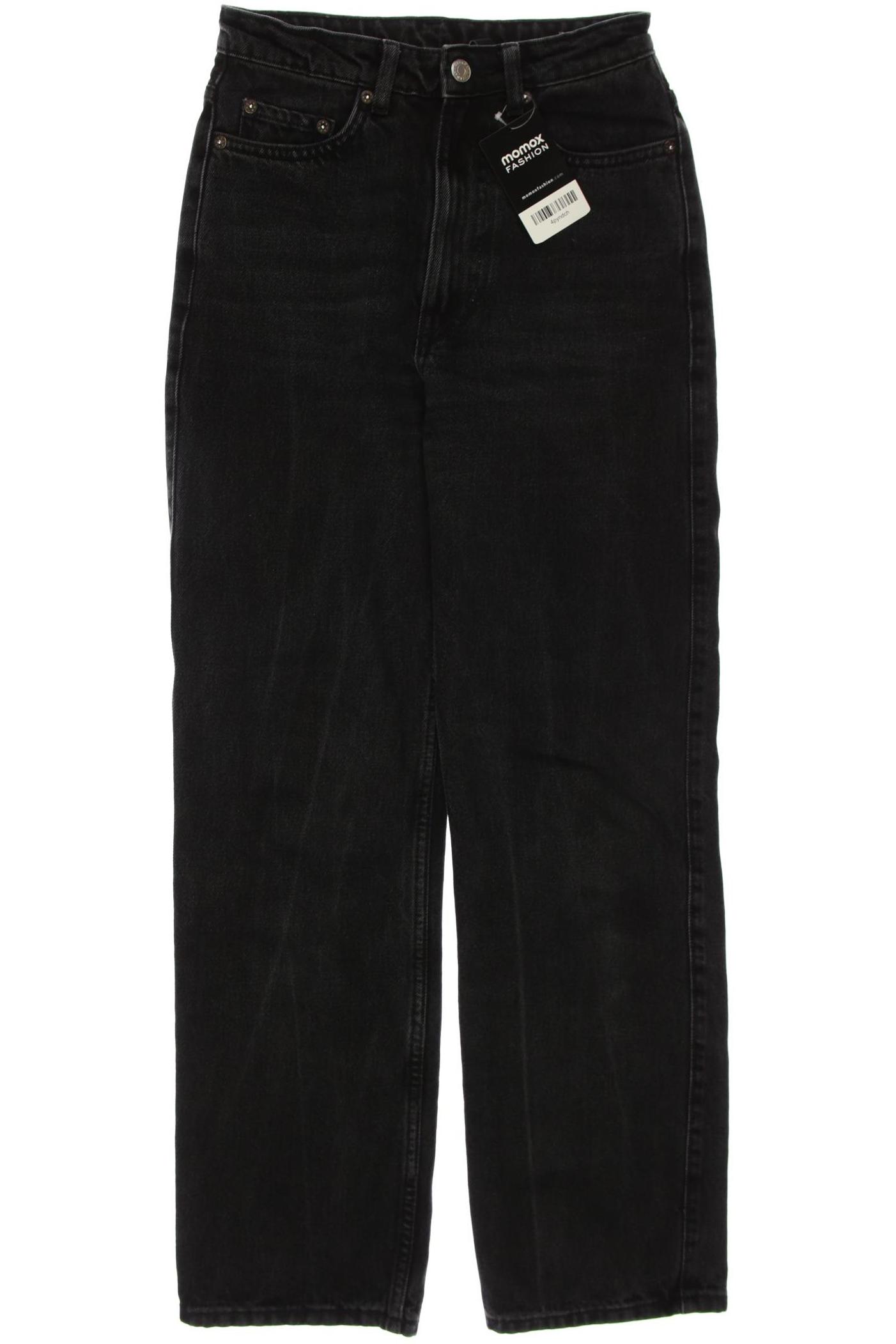 

Weekday Damen Jeans, schwarz, Gr. 25