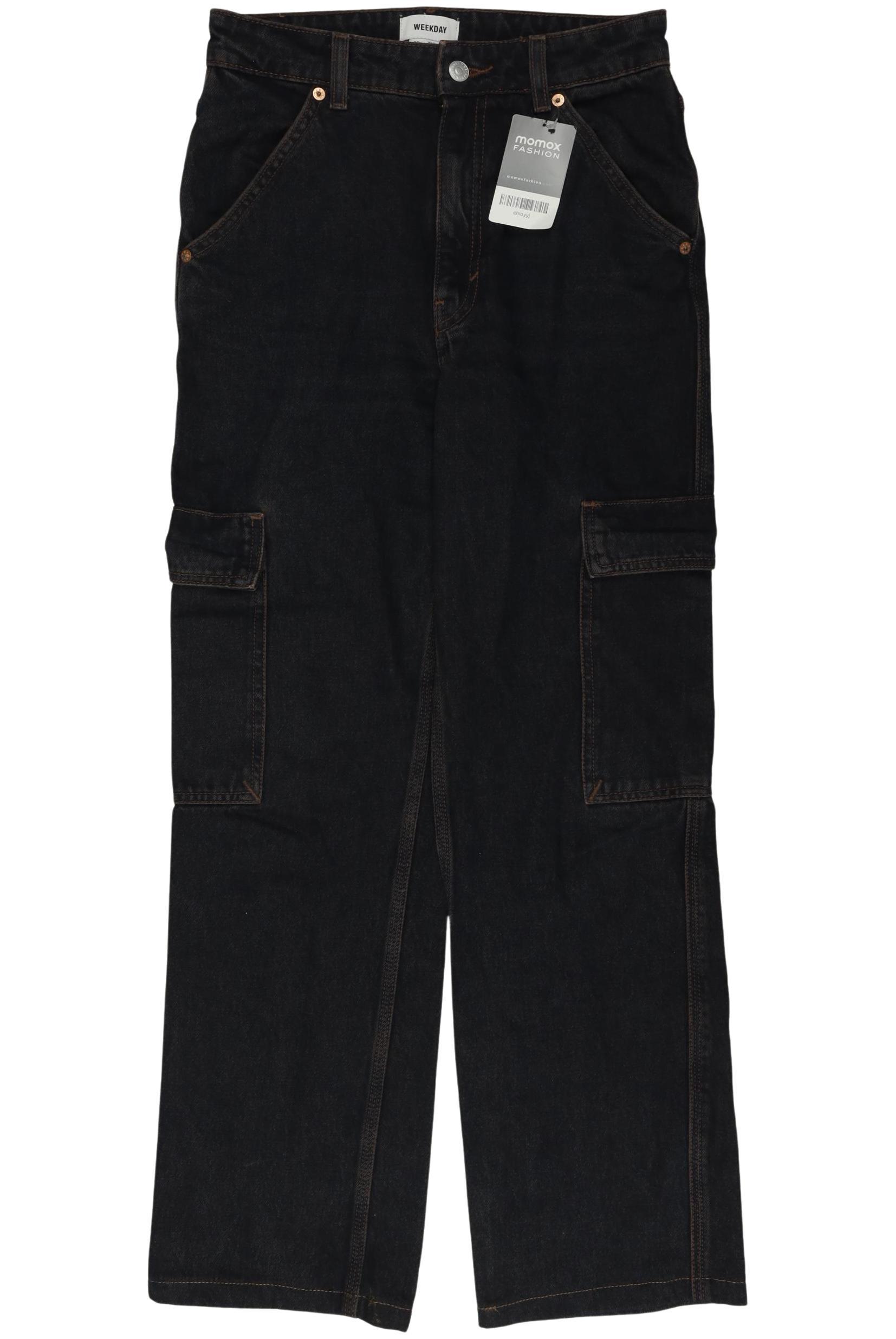 

Weekday Damen Jeans, schwarz, Gr. 36