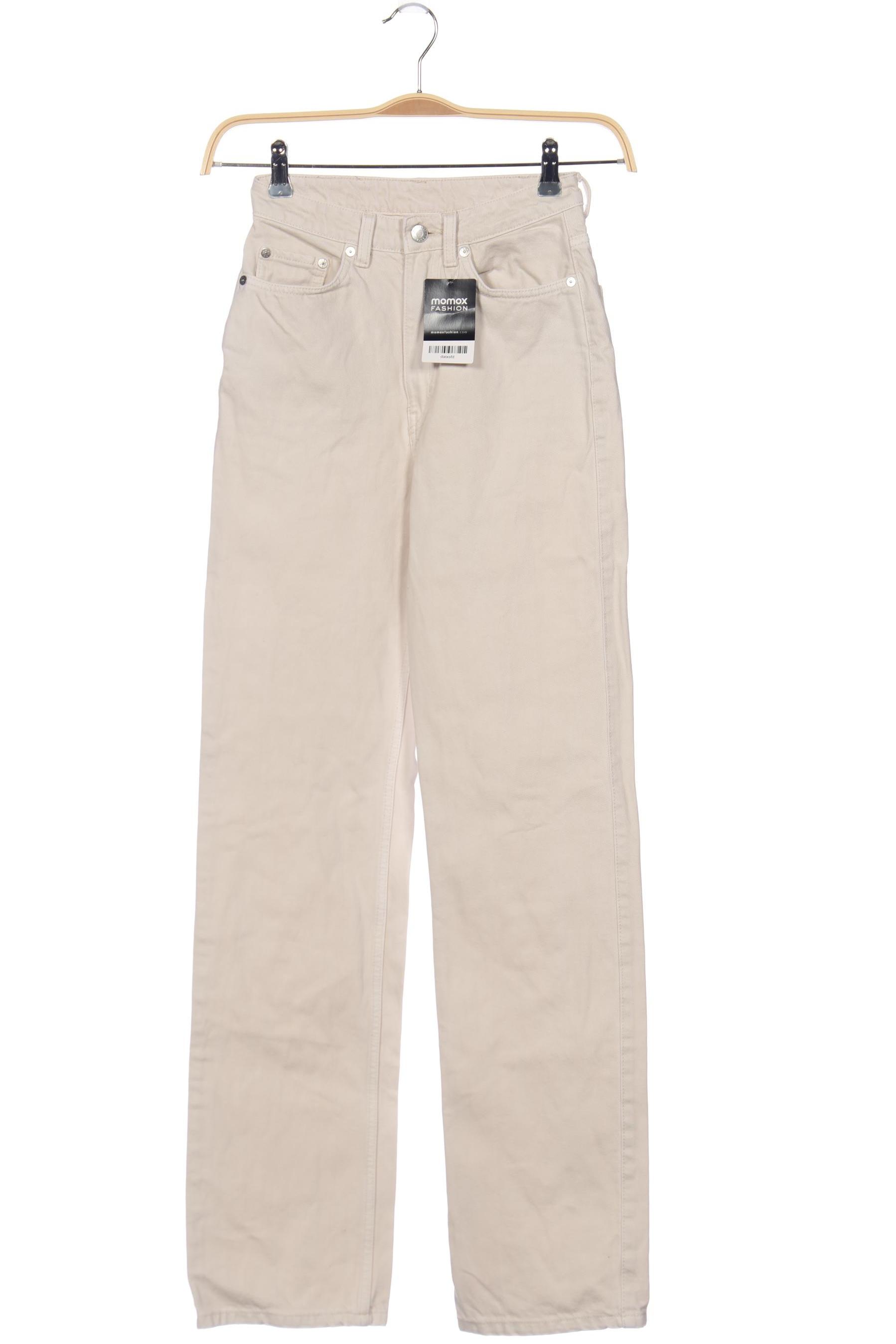 

Weekday Damen Jeans, cremeweiß