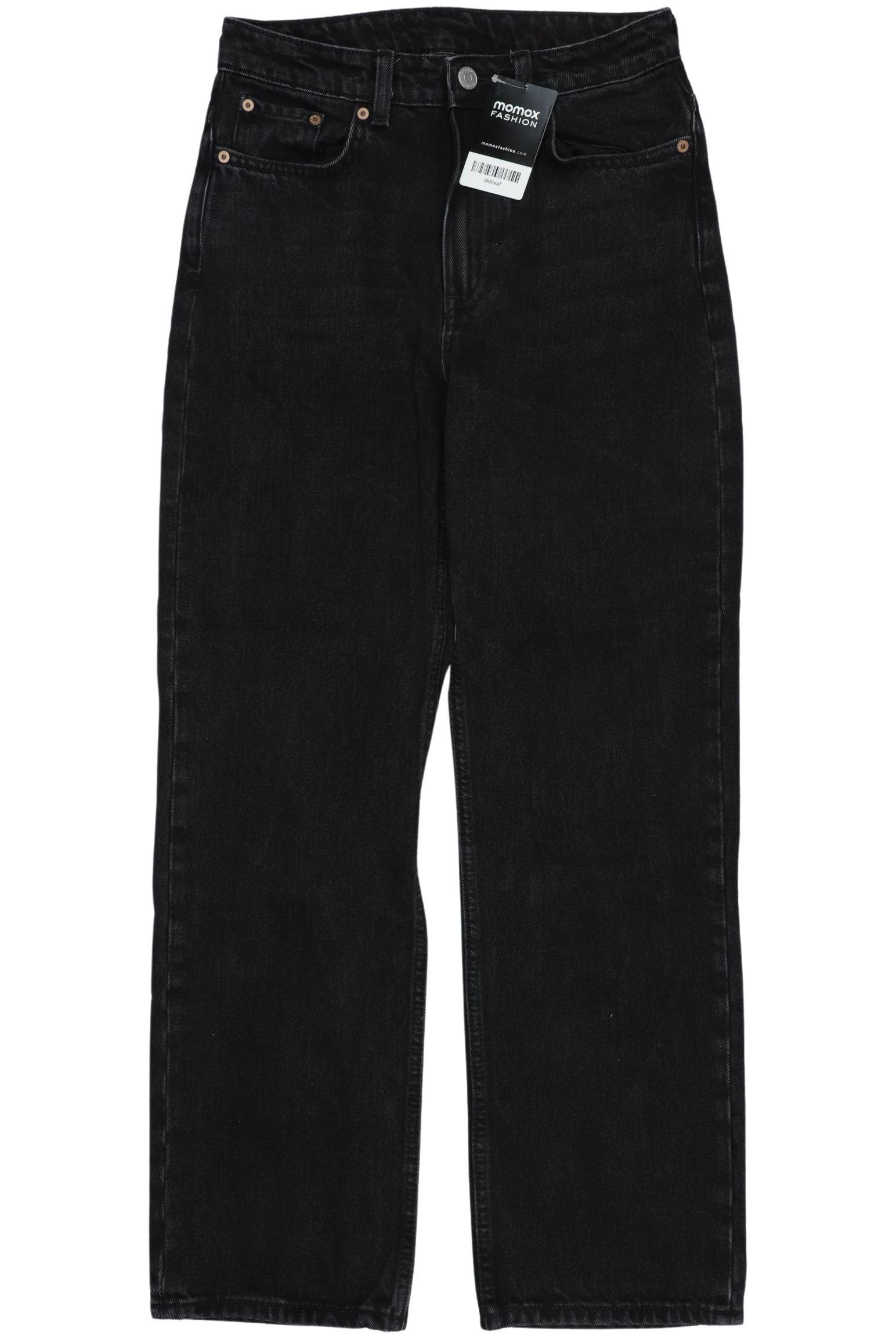 

Weekday Damen Jeans, schwarz, Gr. 26