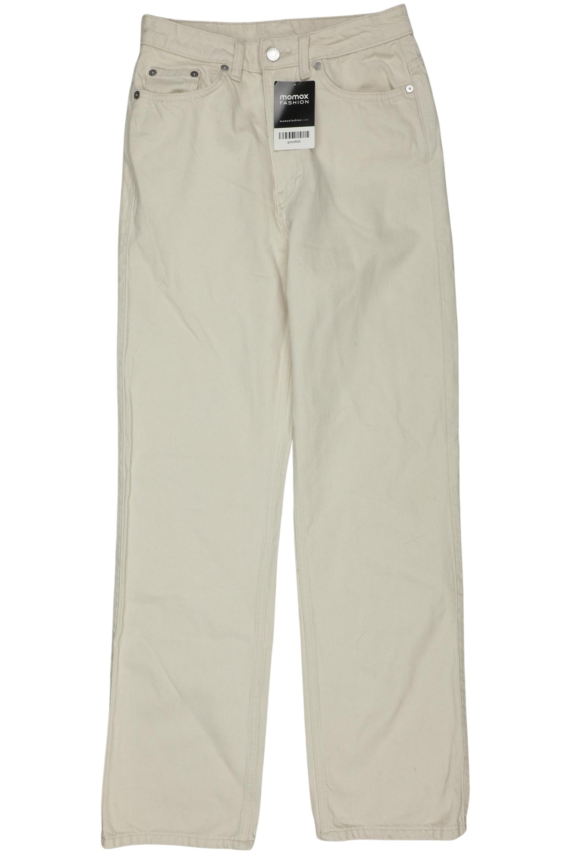 

Weekday Damen Jeans, beige, Gr. 26