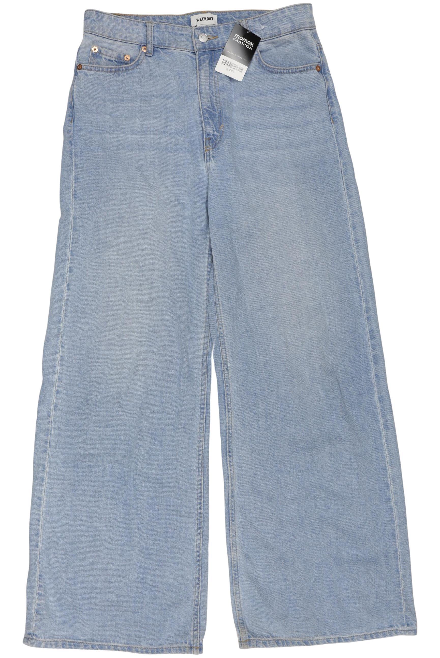 

Weekday Damen Jeans, hellblau, Gr. 26