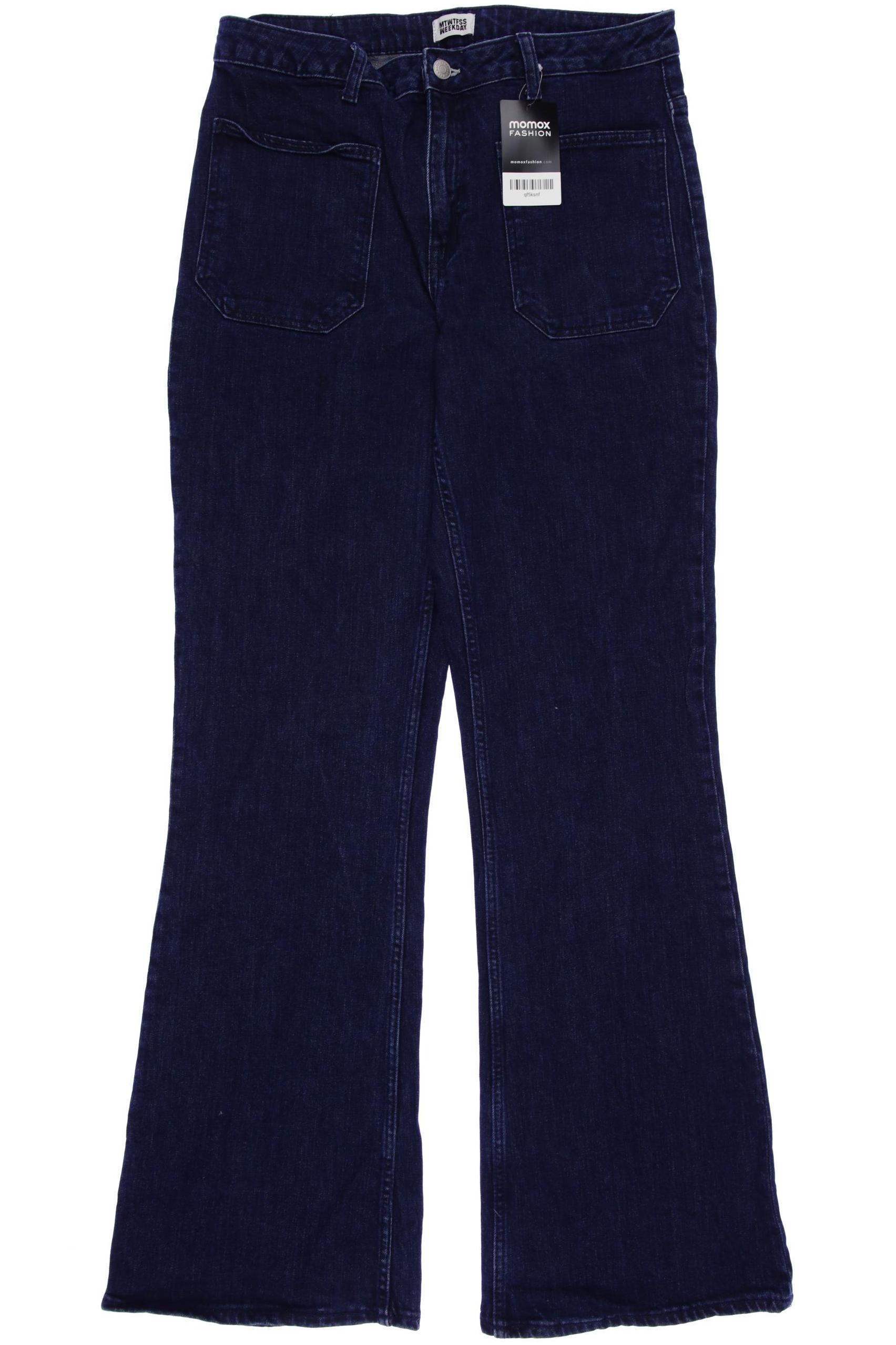 

Weekday Damen Jeans, marineblau, Gr. 30